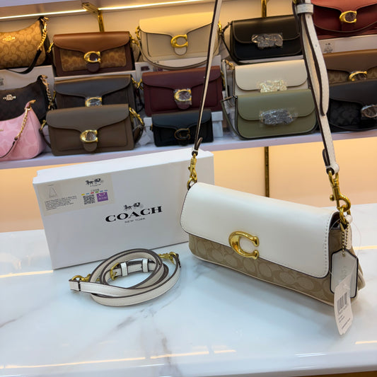 COCH JET Shoulder/Sling Bag - White Apricot