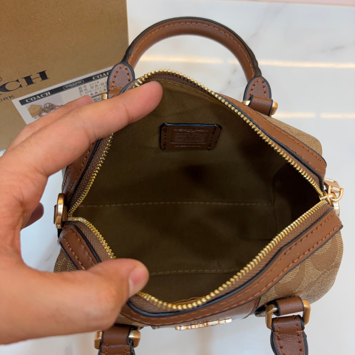 COCH ROWAN SPEEDY BAG - Apricot