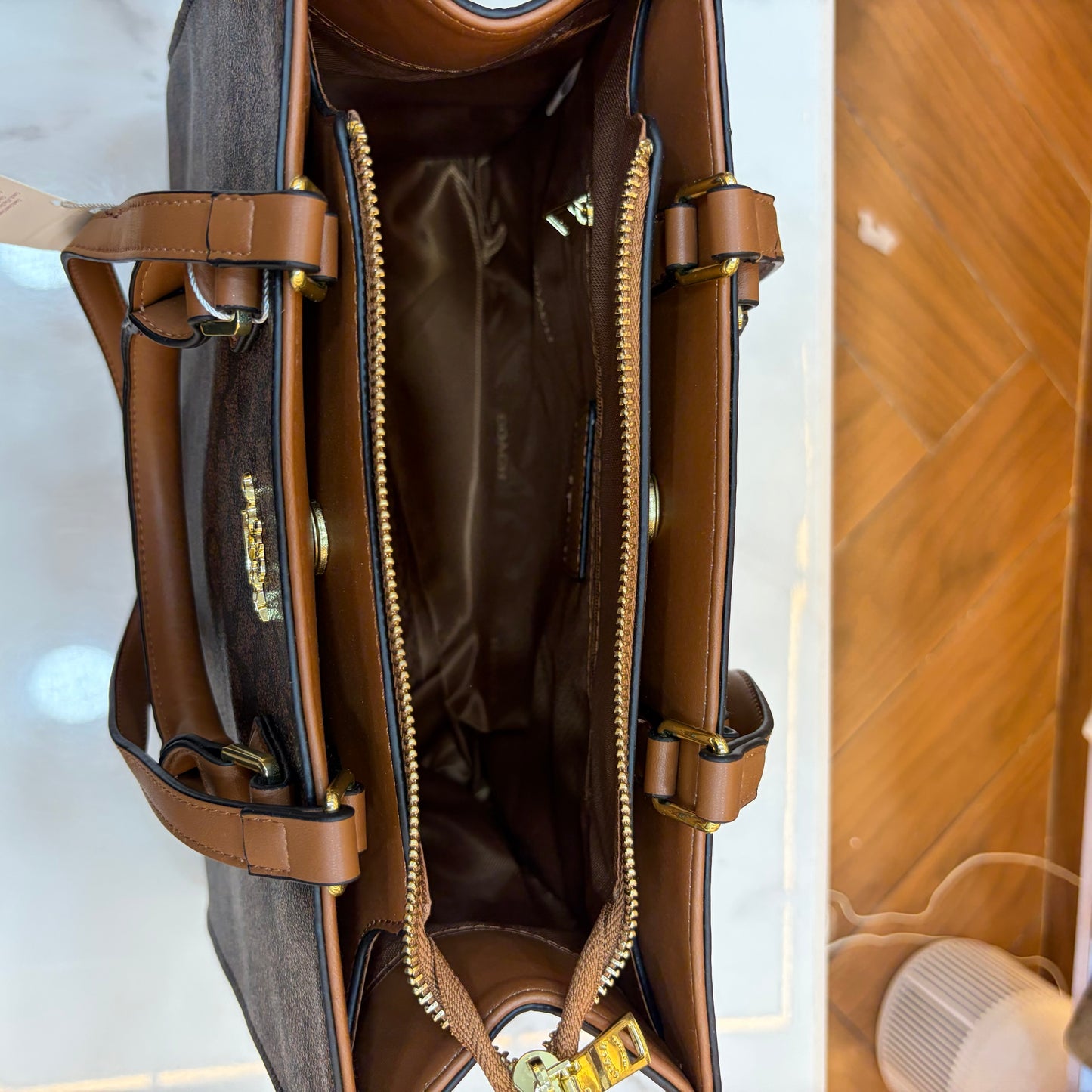 COCH MAGGIE Medium TOTE - Tan Coffee