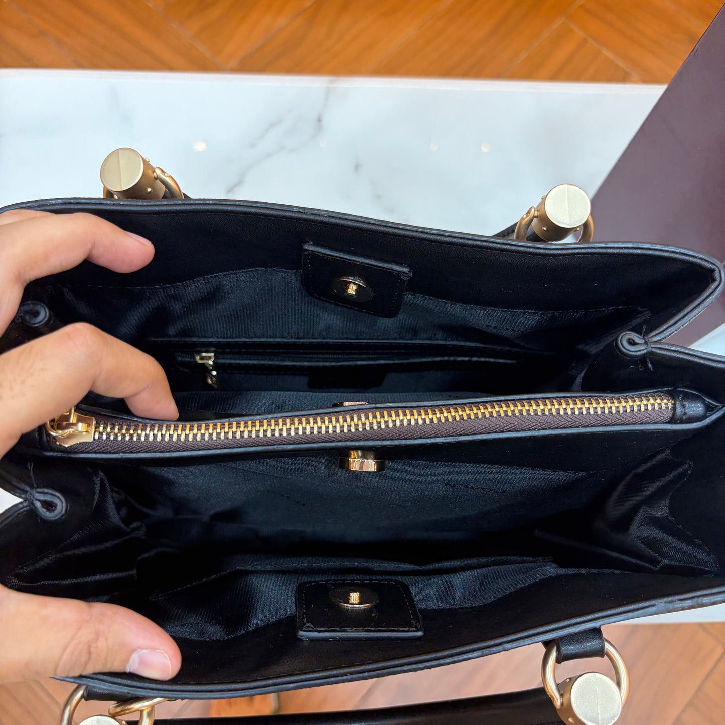 COCH Satchel Bag - Coffee