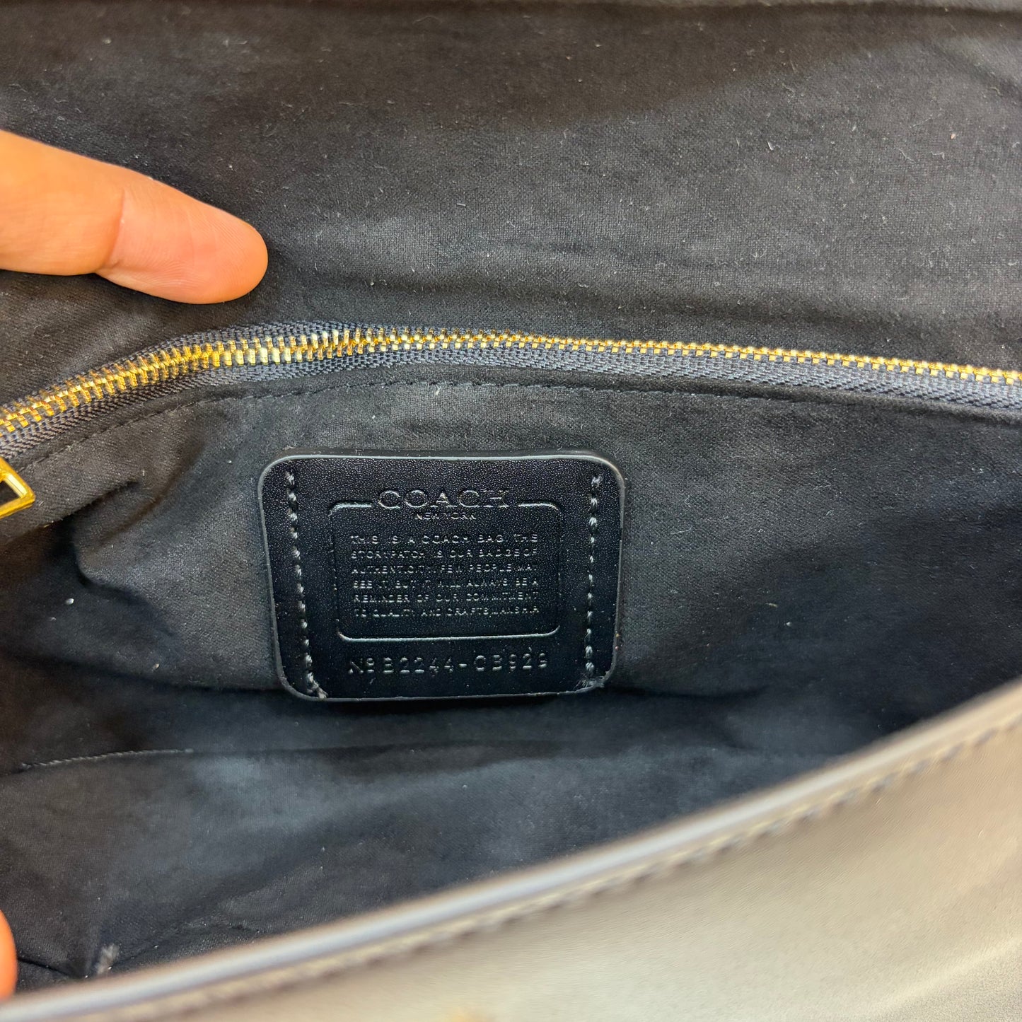 COCH Brook Flap Chain Bag - Black