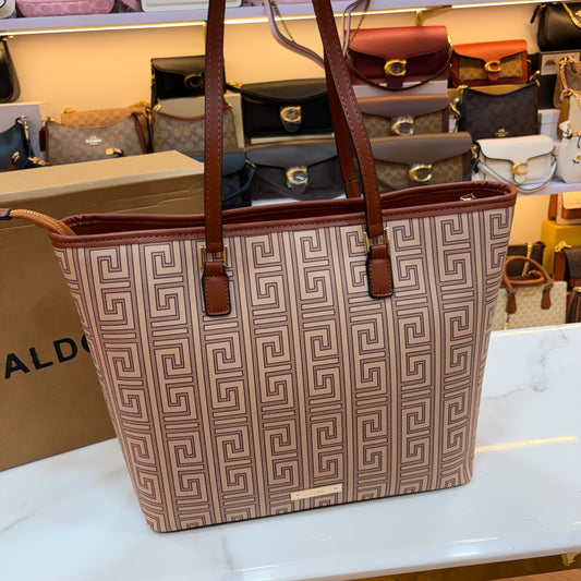 Ald Large Tote Bag - Tan Colour