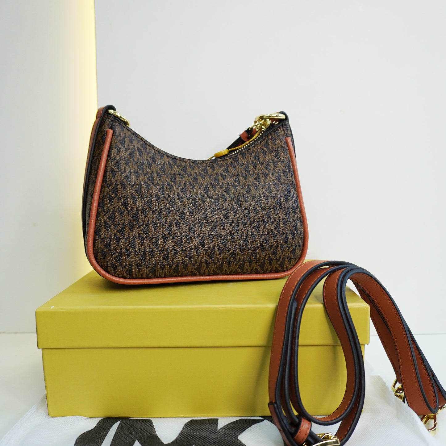 MK Moon Bag - Brown