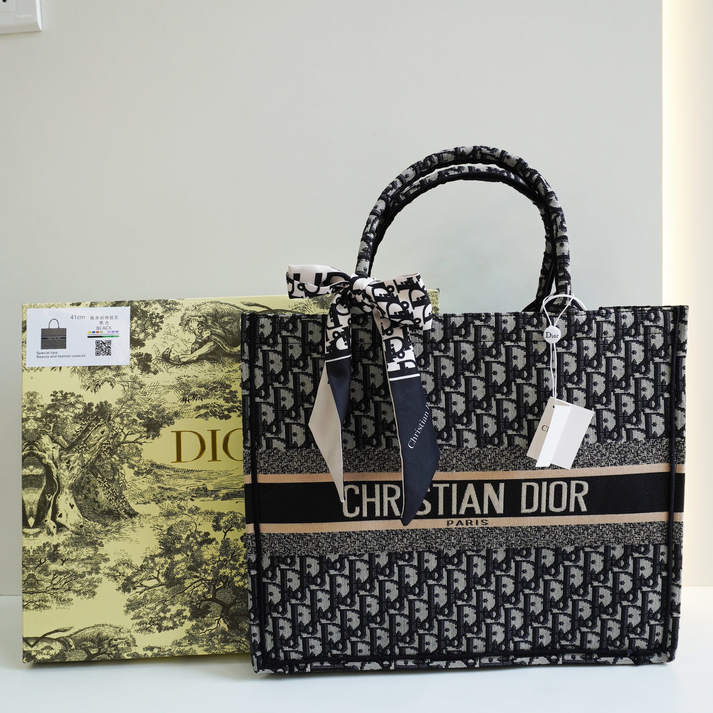 CD Tote Bag - Designer Black