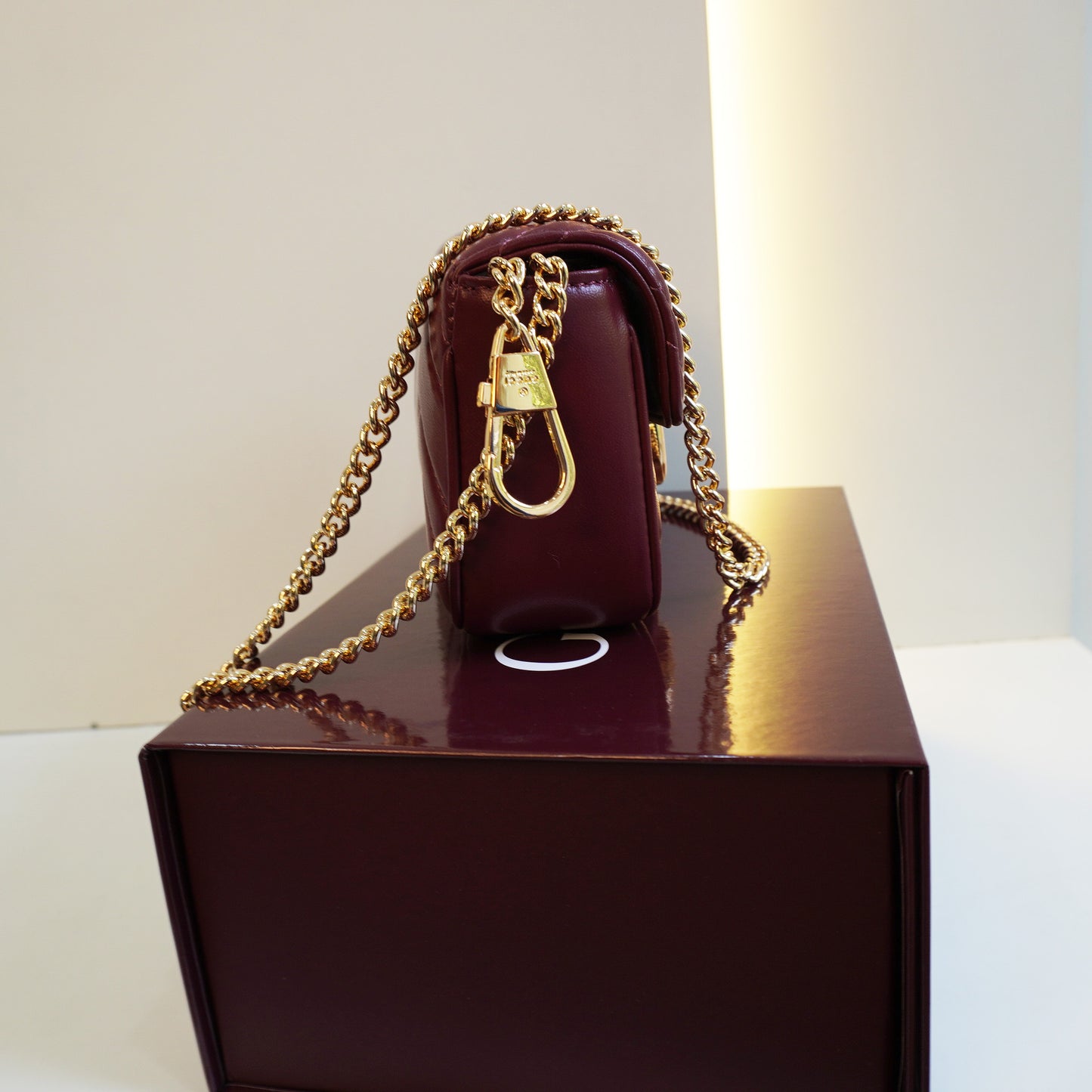 GG03 Mrmnt Mini Sling Bag - Wine (Ultra Premium Double Box)