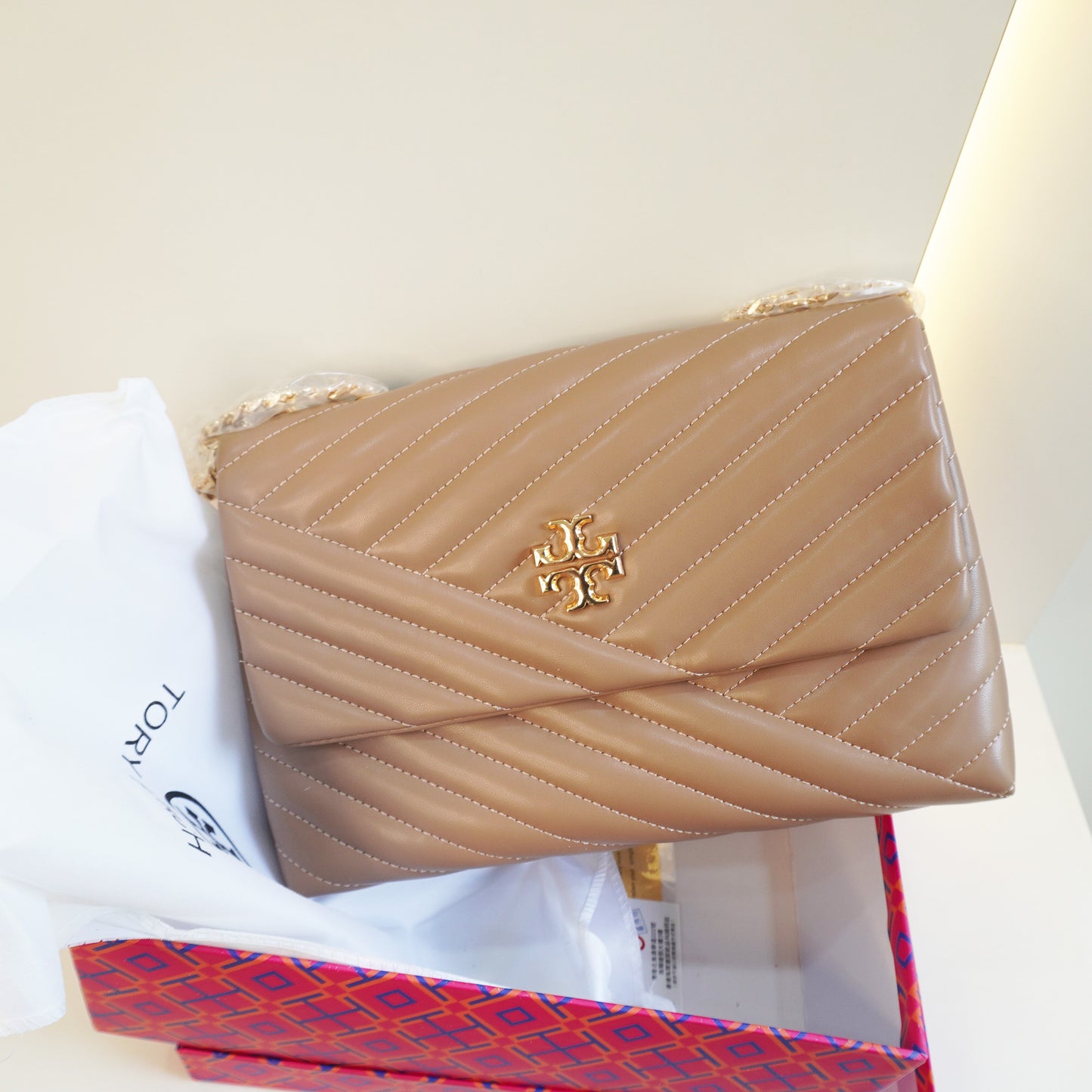 TB - KRA Satchel - Beige