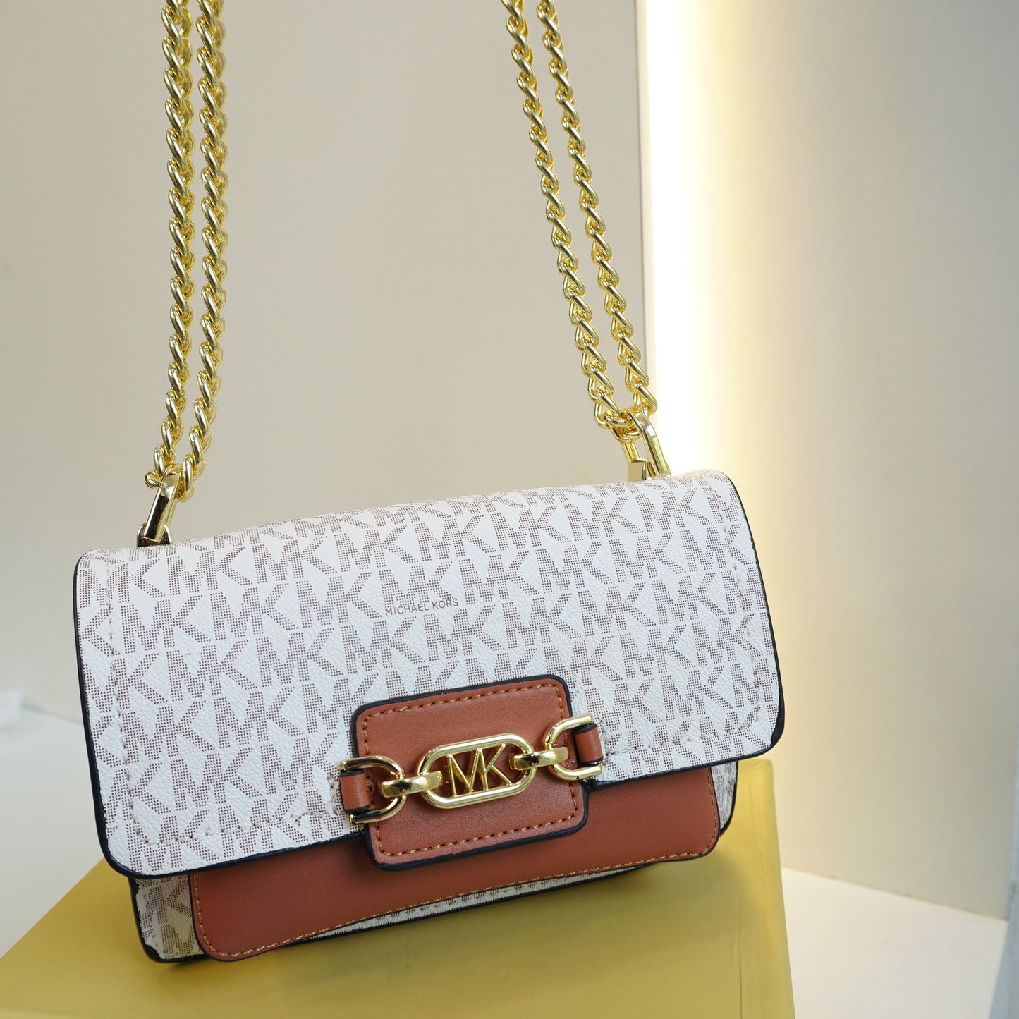 MK Hethr Sling Bag - White