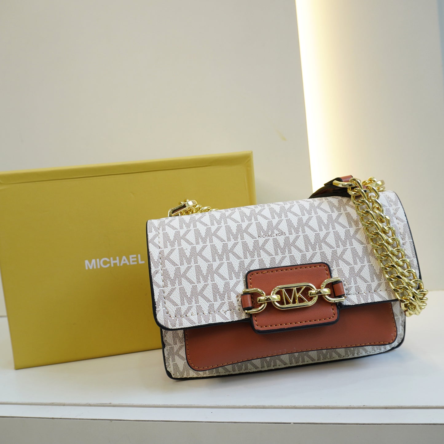 MK Hethr Sling Bag - White