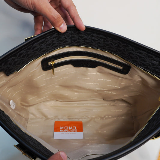 MK05 Tote Bag - Black Monogram