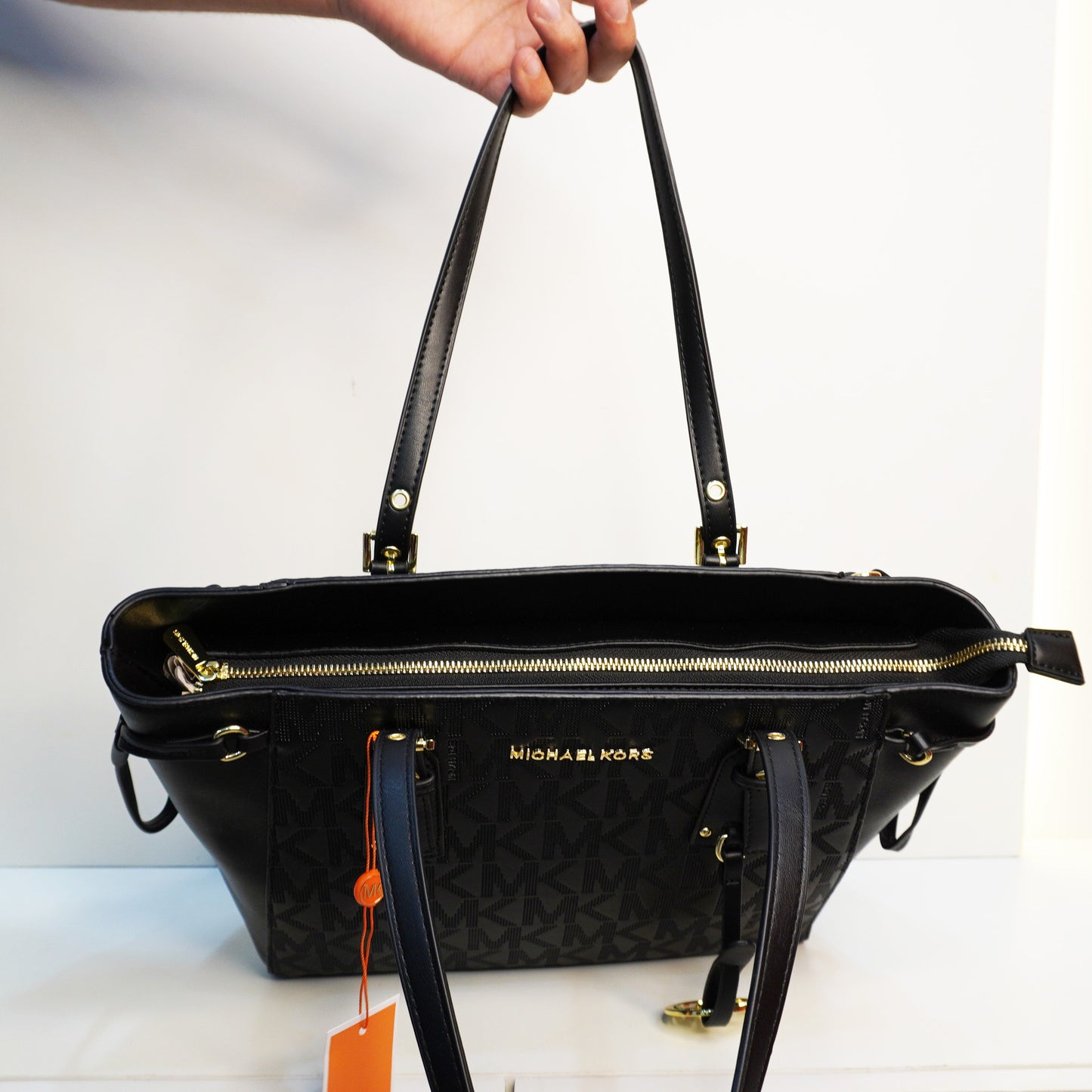 MK06 Tote Bag - Monogram Black