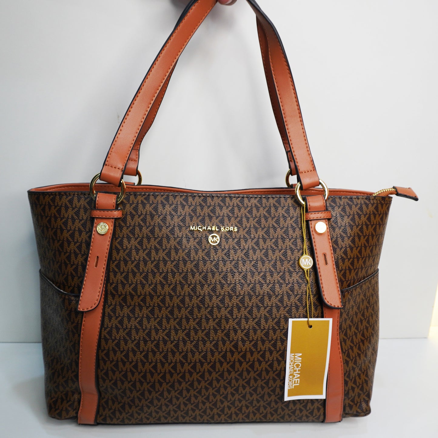 MK04 Large Tote Bag - Brown