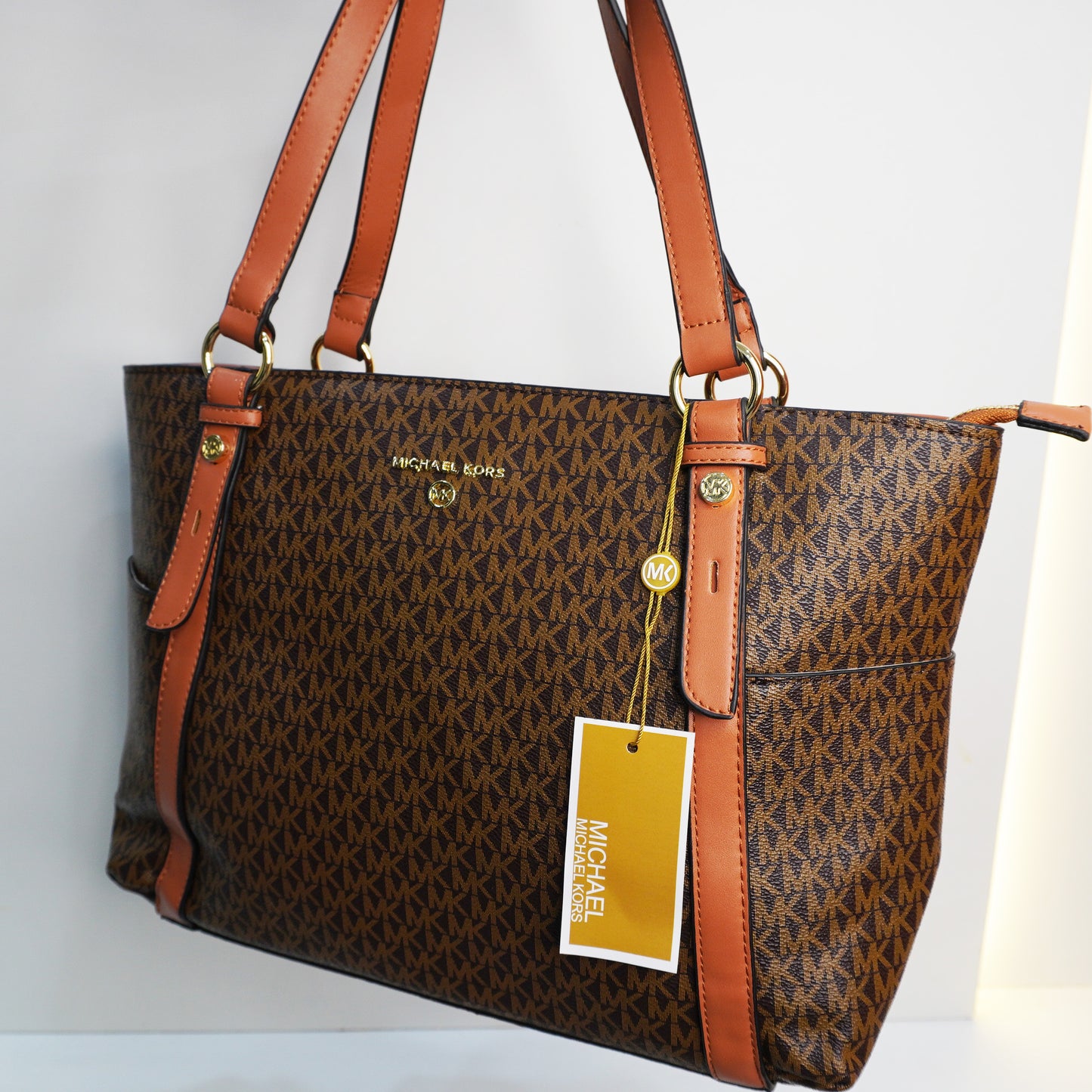 MK04 Large Tote Bag - Brown