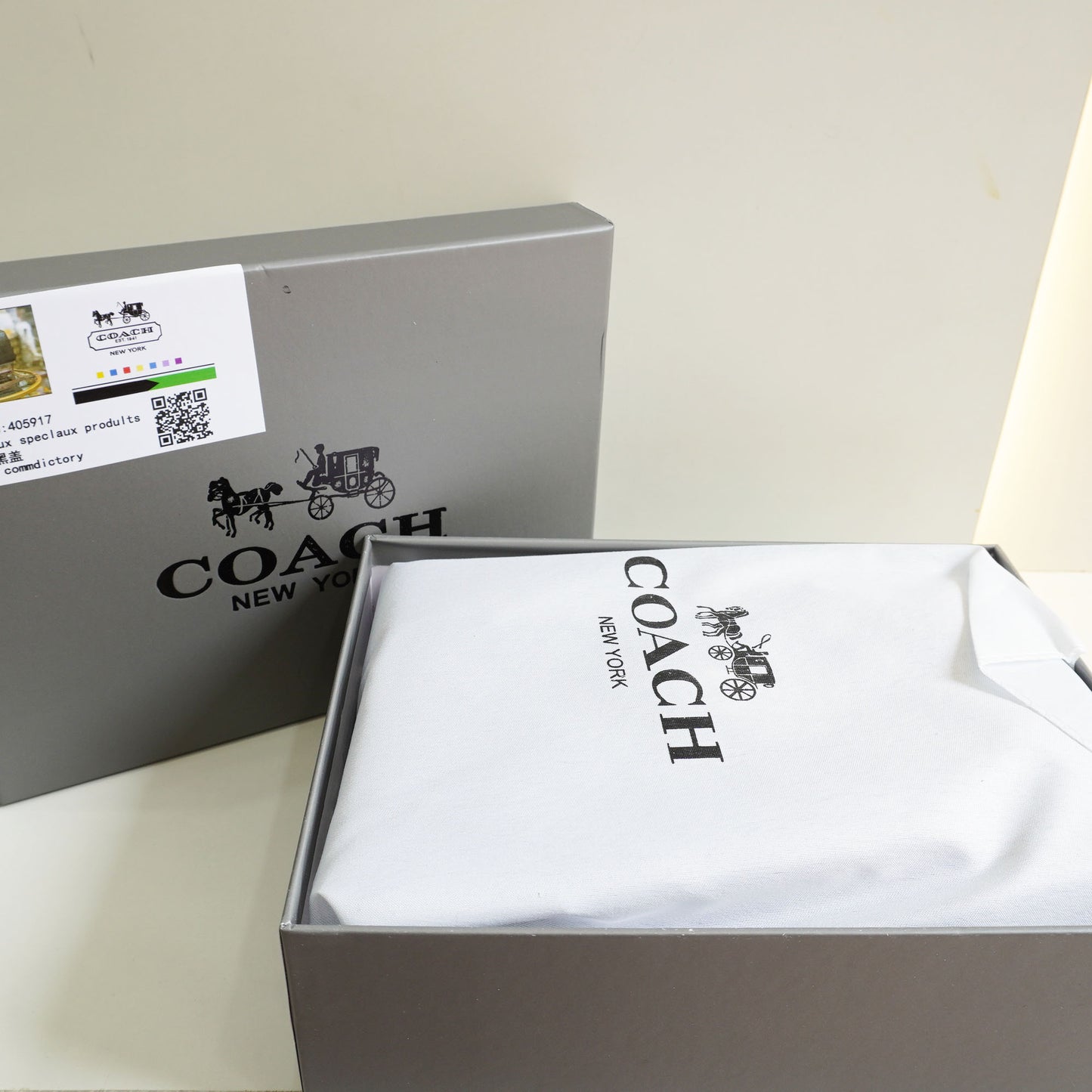 CH09 Flap Sling Bag - Black Apricot (Double Box)