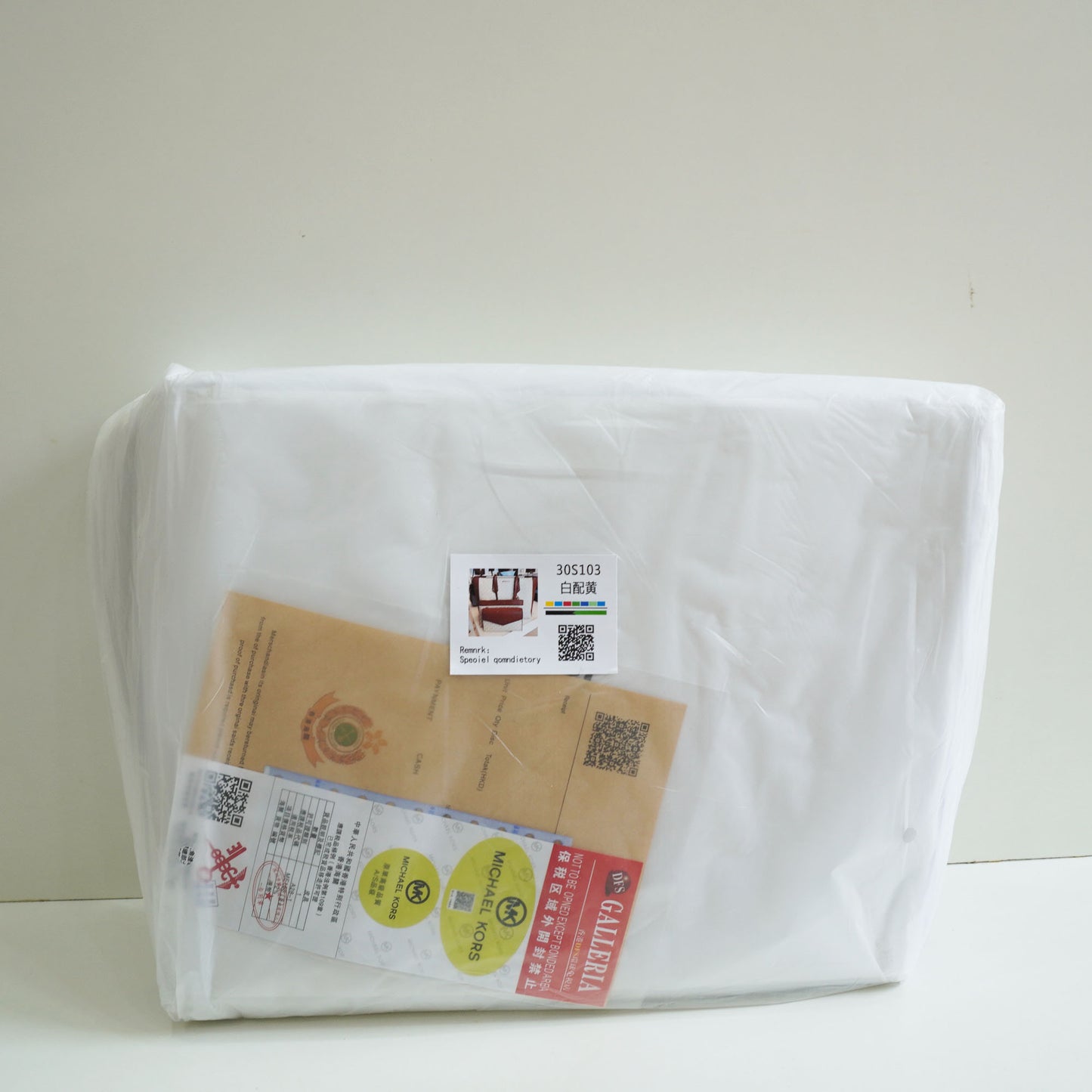 MK777 - 3 in 1 Tote Set - White