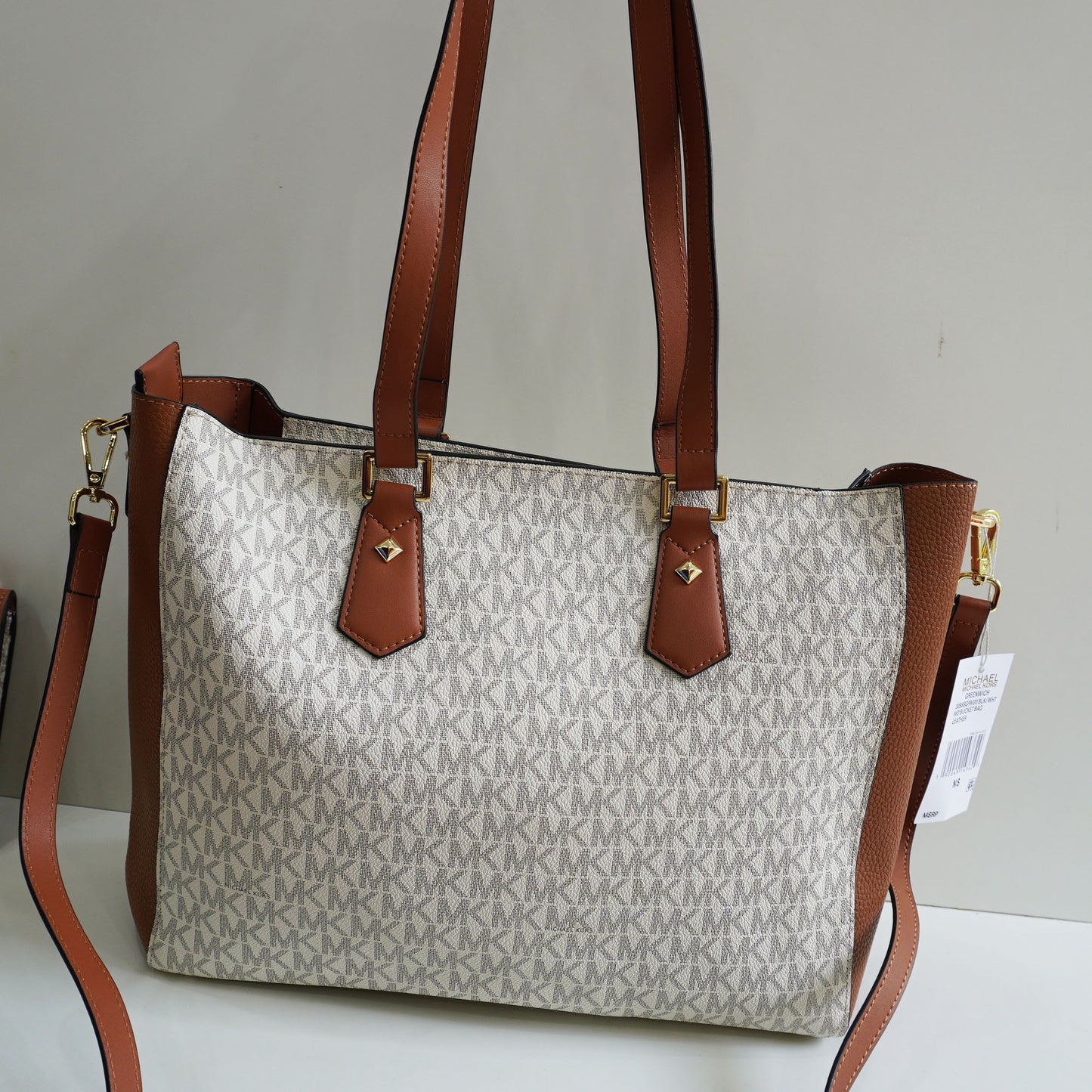 MK777 - 3 in 1 Tote Set - White