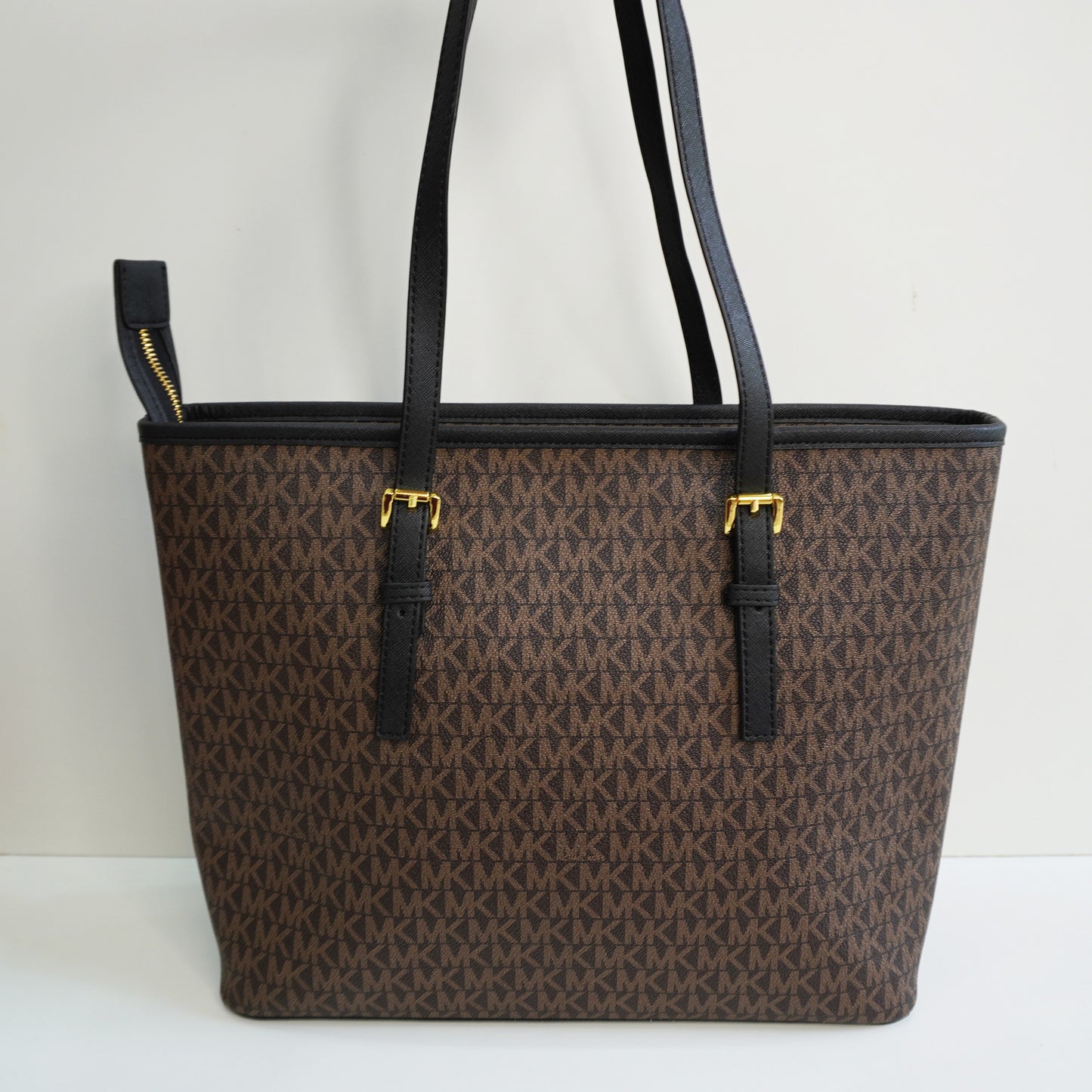 MK32 Tote Bag - Coffee Monogram