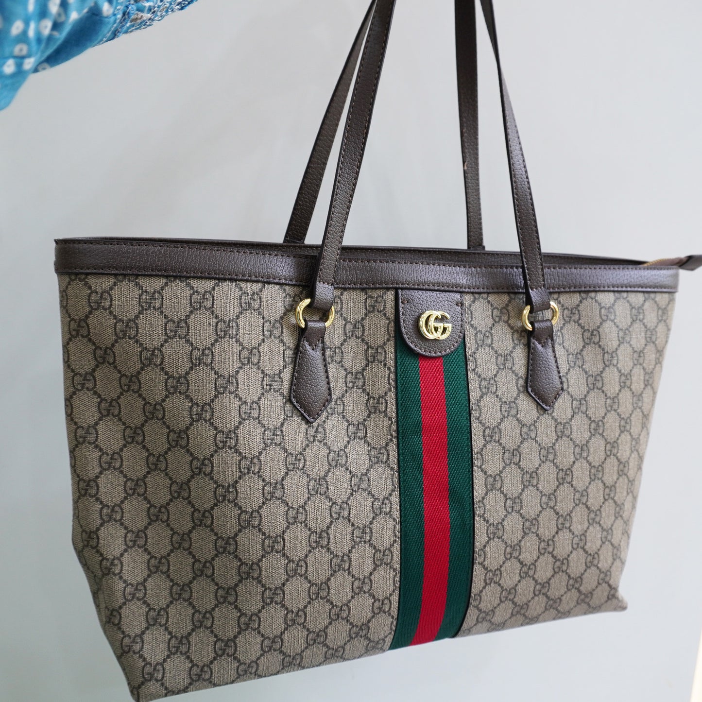 GG55 - Classic Canvas Tote Bag with Matching Pouch (Double Box)