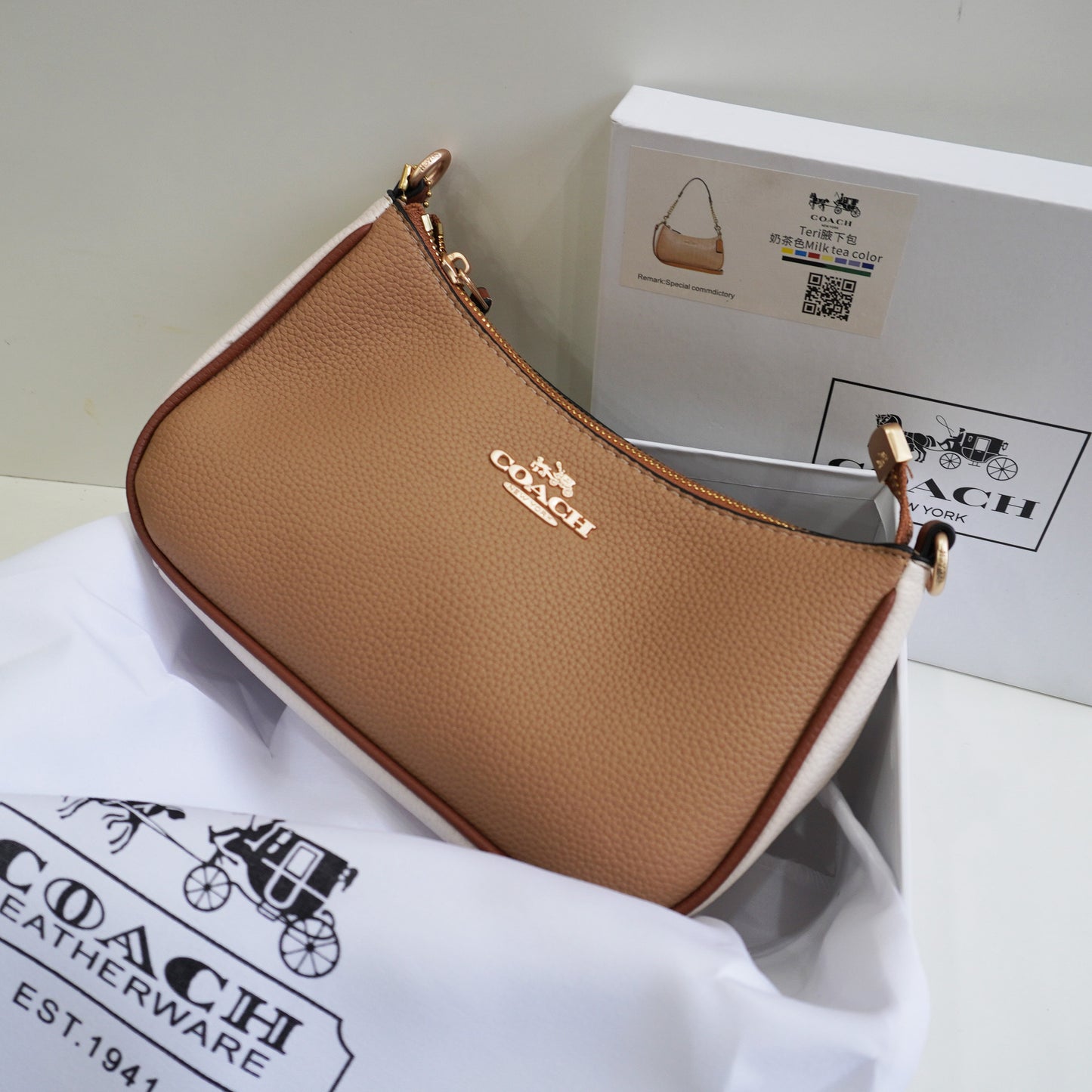 CH Teri Sling Bag - Coffee Beige