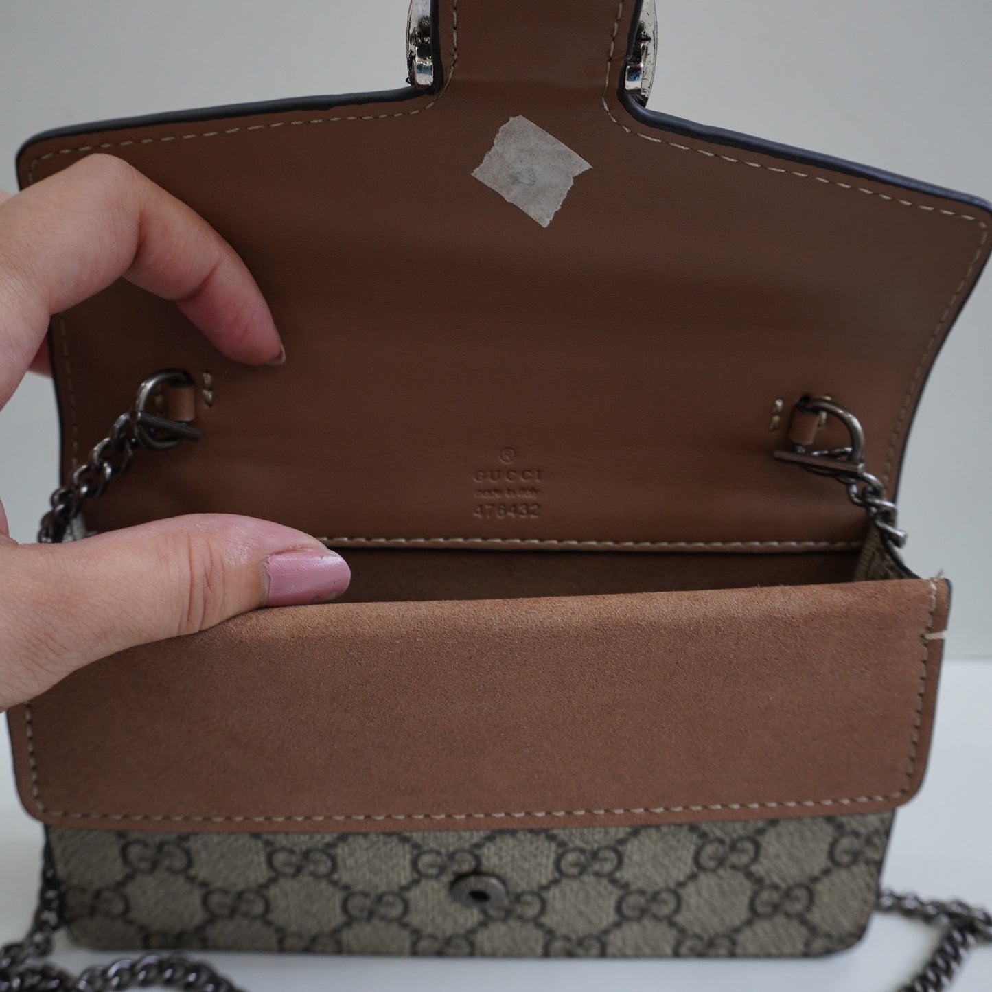 GG01 - Mini Chain Bag with Sculpted Buckle - Signature Colour