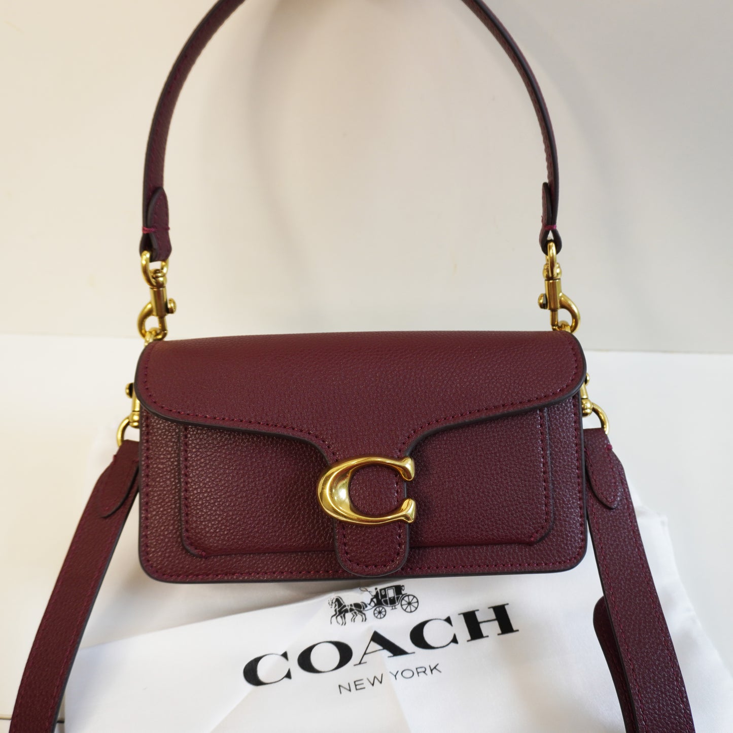 CH C Label (20) Sling Bag - Wine Colour