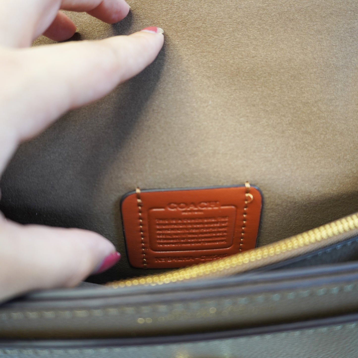 CH C Label (20) Sling Bag - Mouse Colour