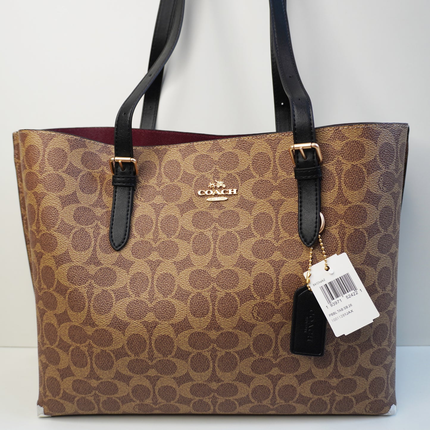 CH 3 Partition Ultra Premium Tote With Box - Apricot Black