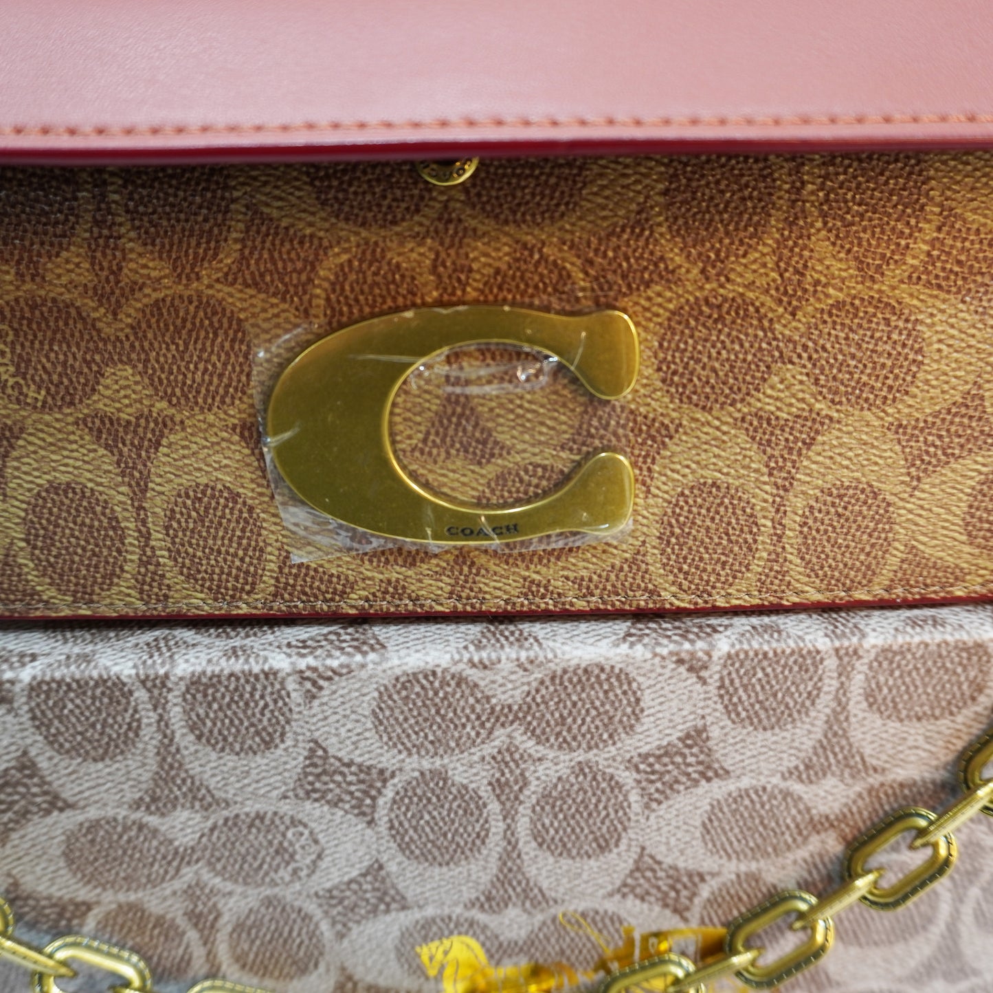 CH33 C Label - Ultra Premium Sling Bag (Tan Apricot Colour)