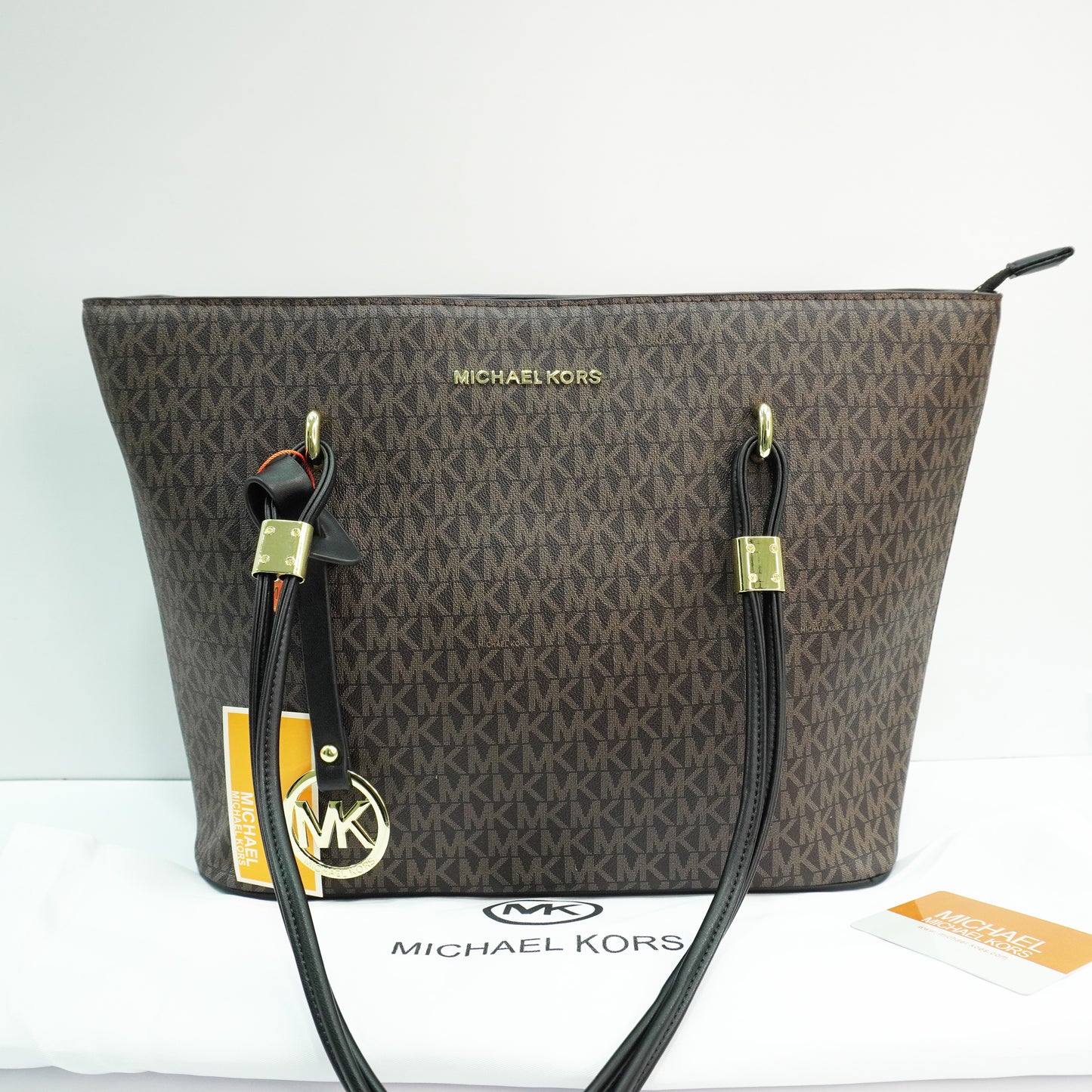 MK 101 - Rope Tote - Black/Coffee