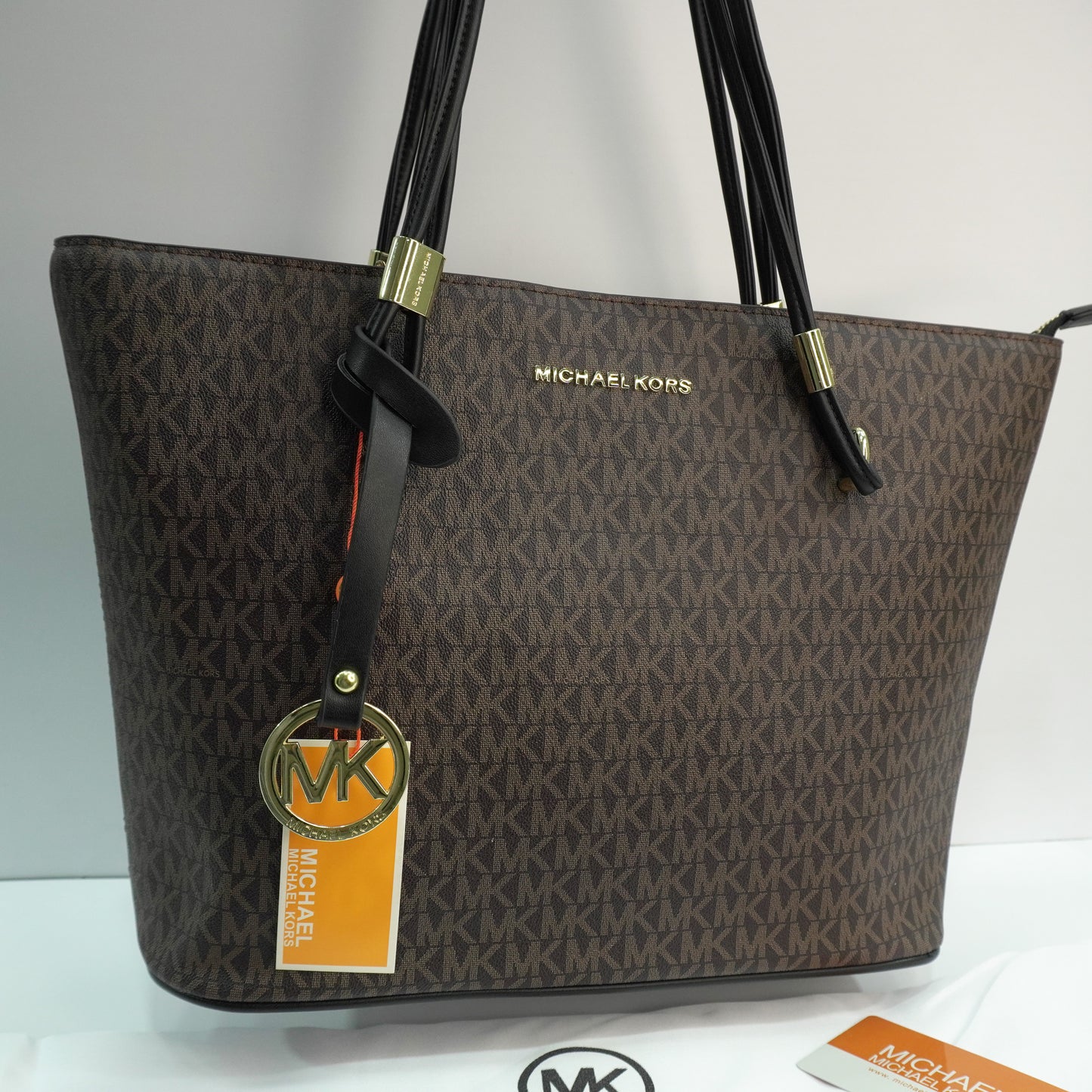 MK 101 - Rope Tote - Black/Coffee