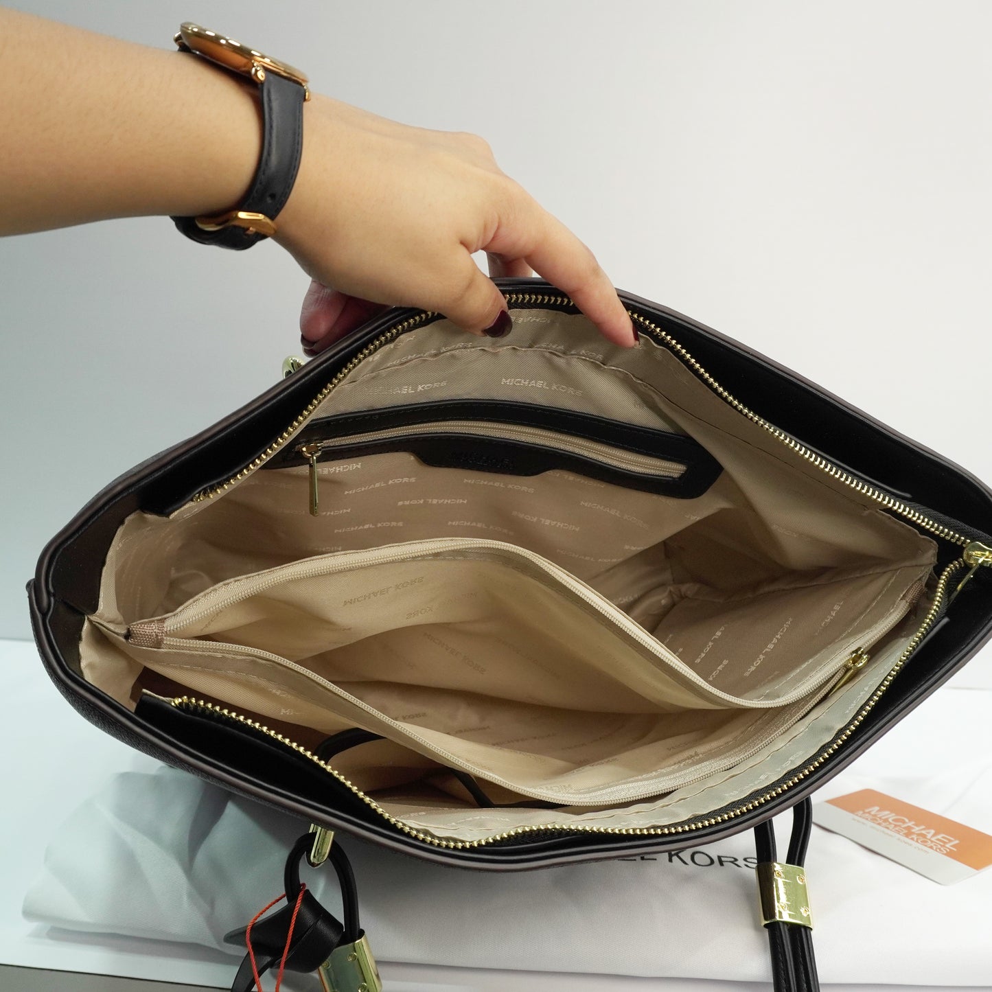 MK 101 - Rope Tote - Black/Coffee