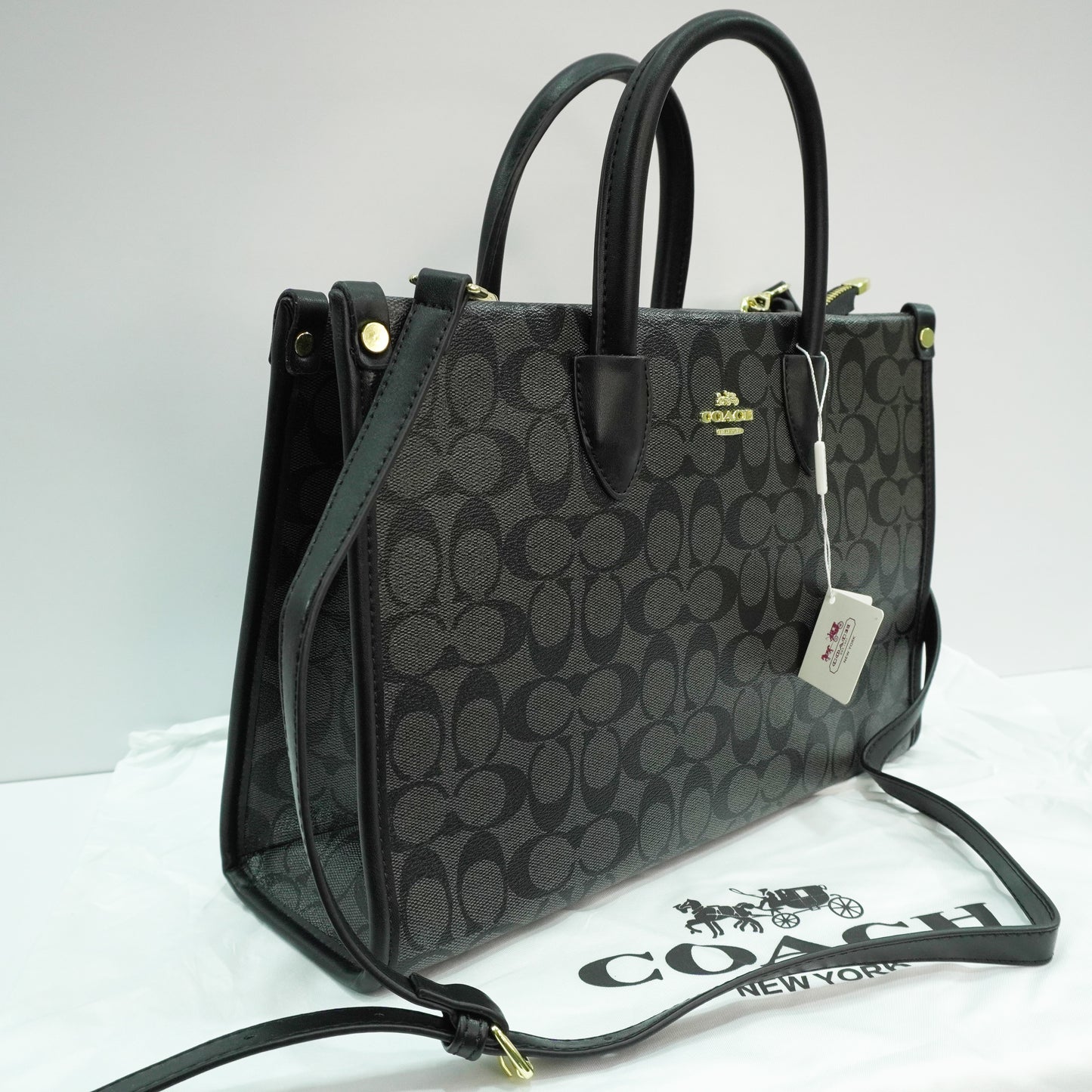 CH 969 - Satchel - Black Grey