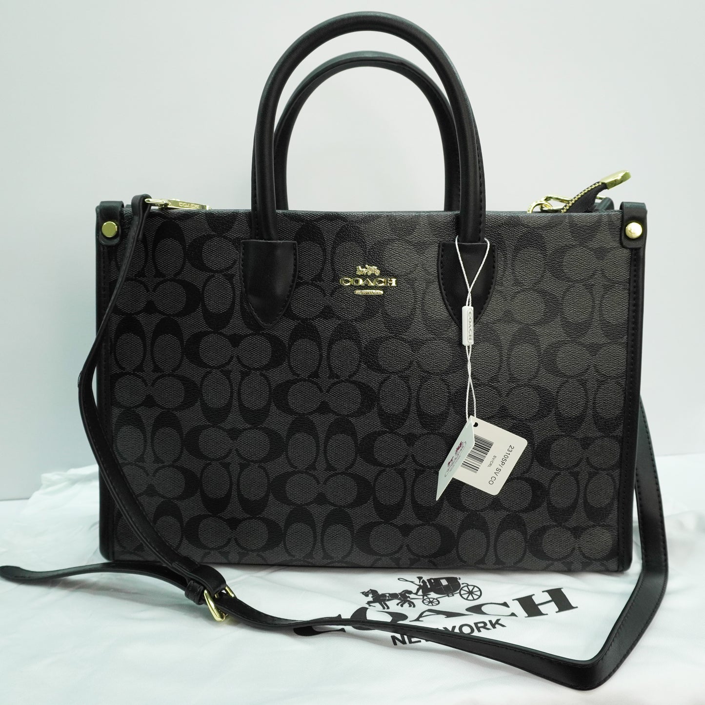 CH 969 - Satchel - Black Grey