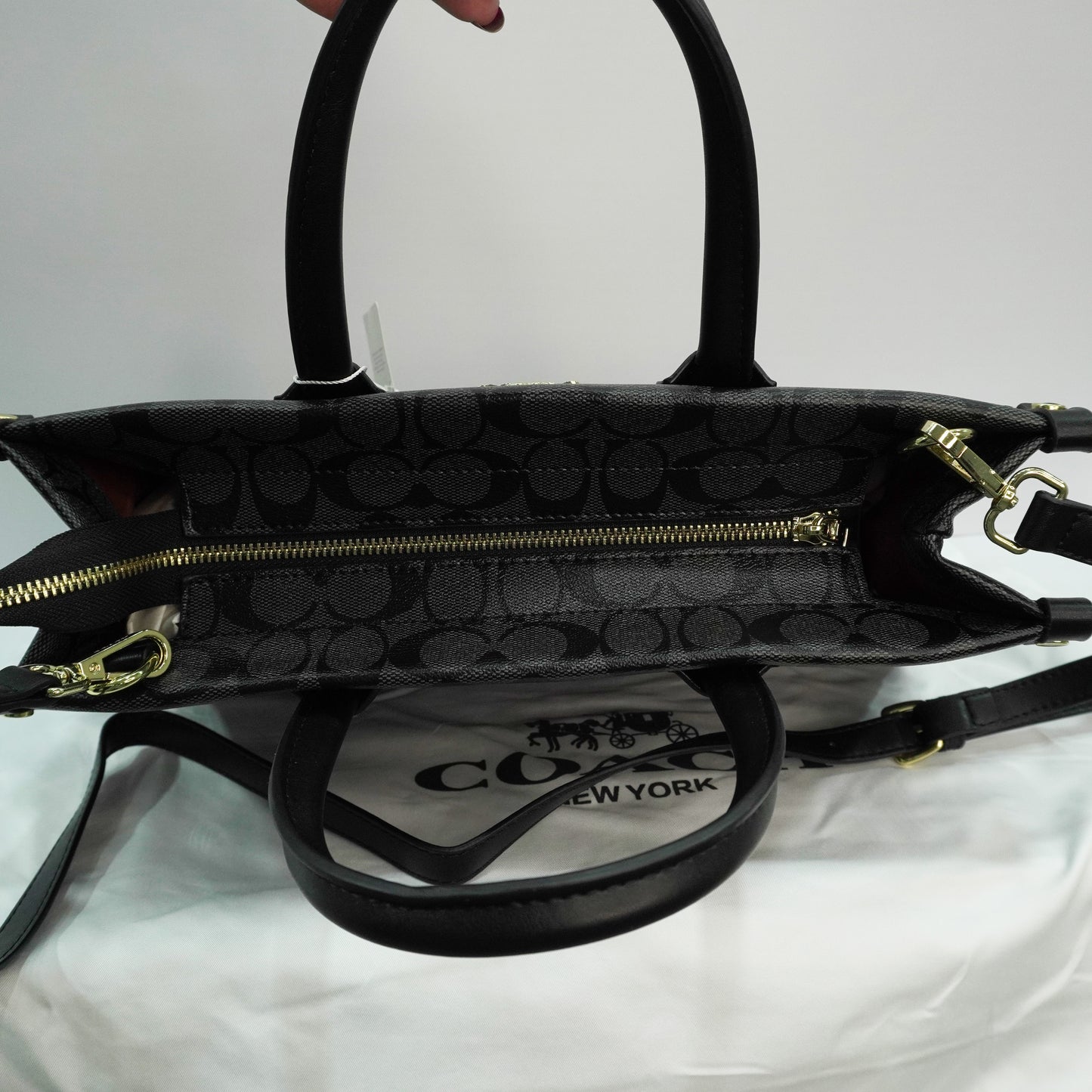 CH 969 - Satchel - Black Grey