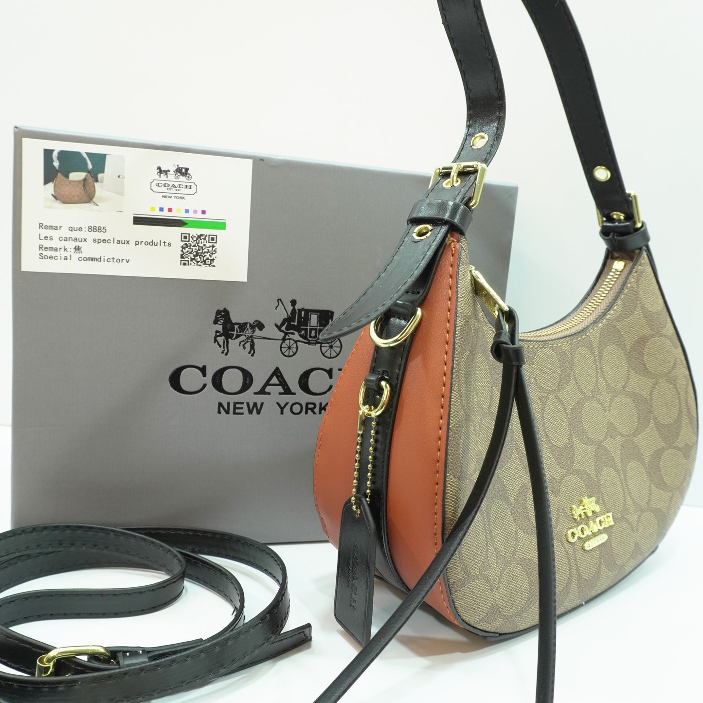CH99 - Shoulder/Sling bag - Tan Signature Colour