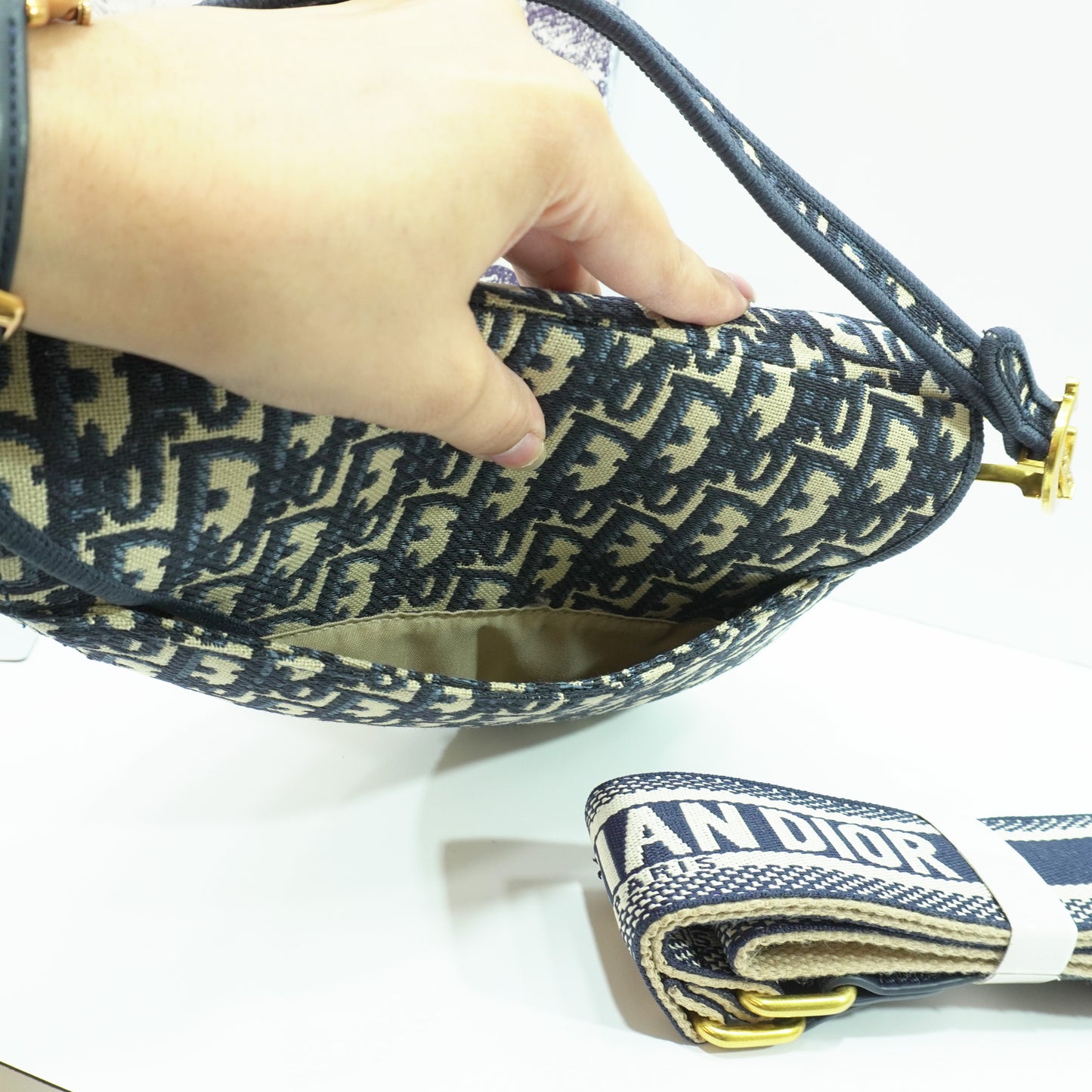 CD05 - Saddle Shoulder/Sling - Navy Blue