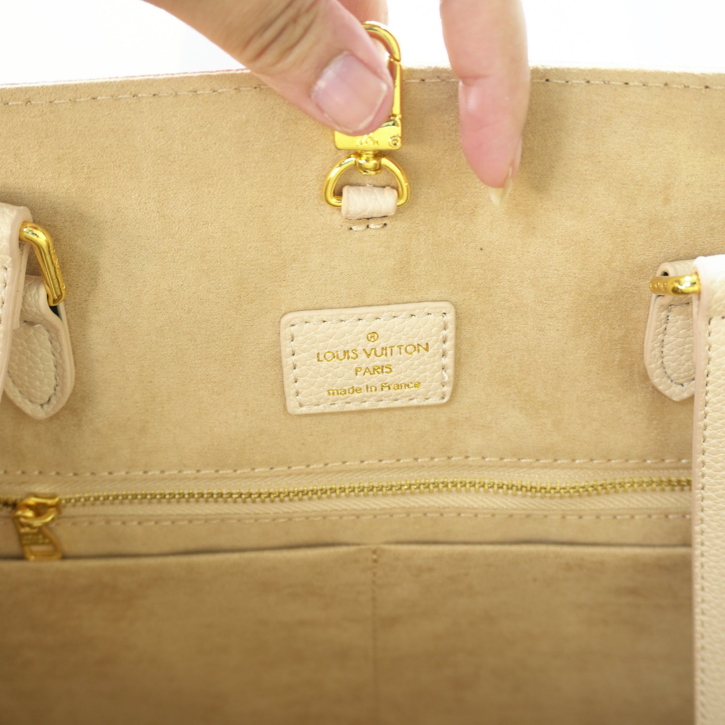 LV123 - OTG Tote - Beige Pink Double Box
