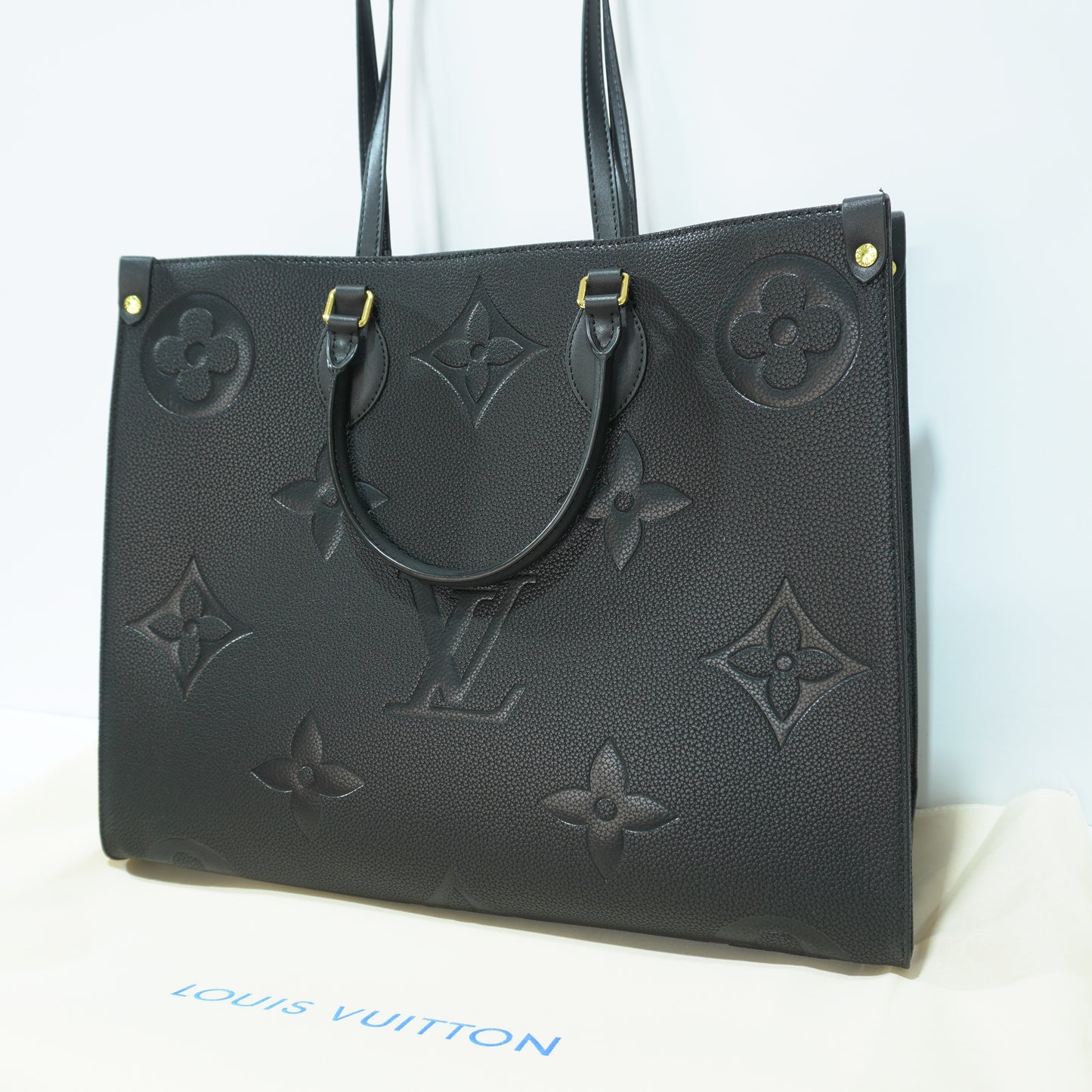 LV123 - OTG Tote - Black Double Box