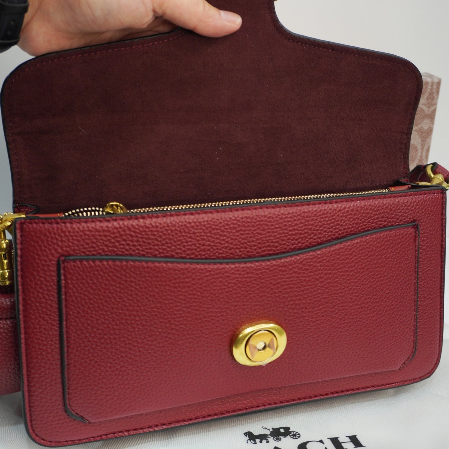 CH C Label (26) - Shoulder/Sling - Maroon - With White Box