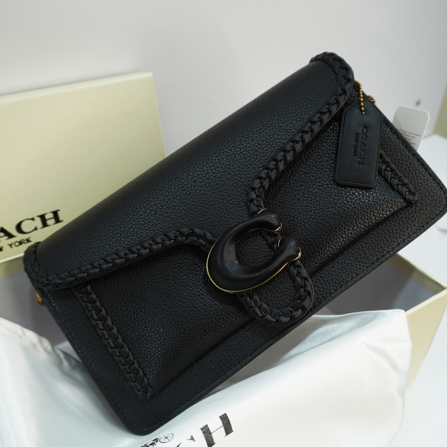 CH C Label (26) - Sling/Shoulder - Black Limited Edition Braided Style