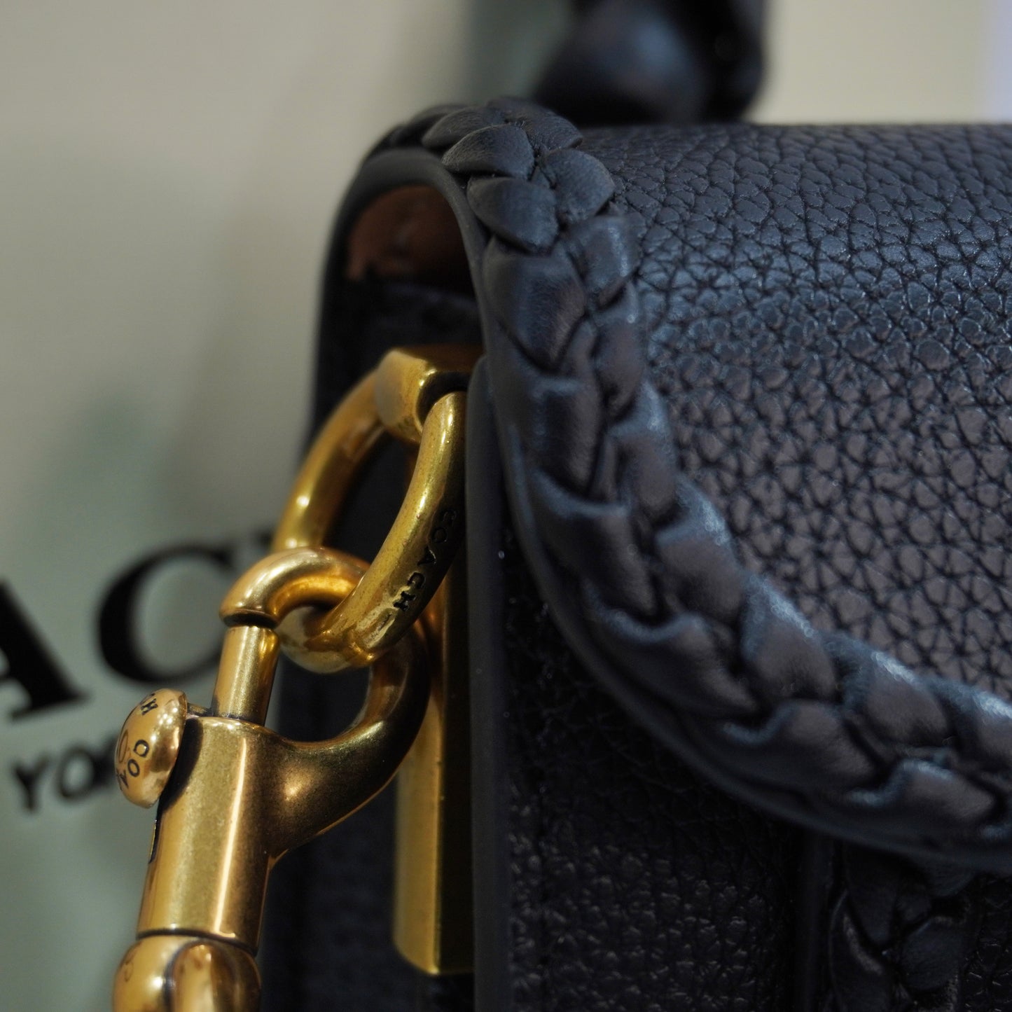 CH C Label (26) - Sling/Shoulder - Black Limited Edition Braided Style