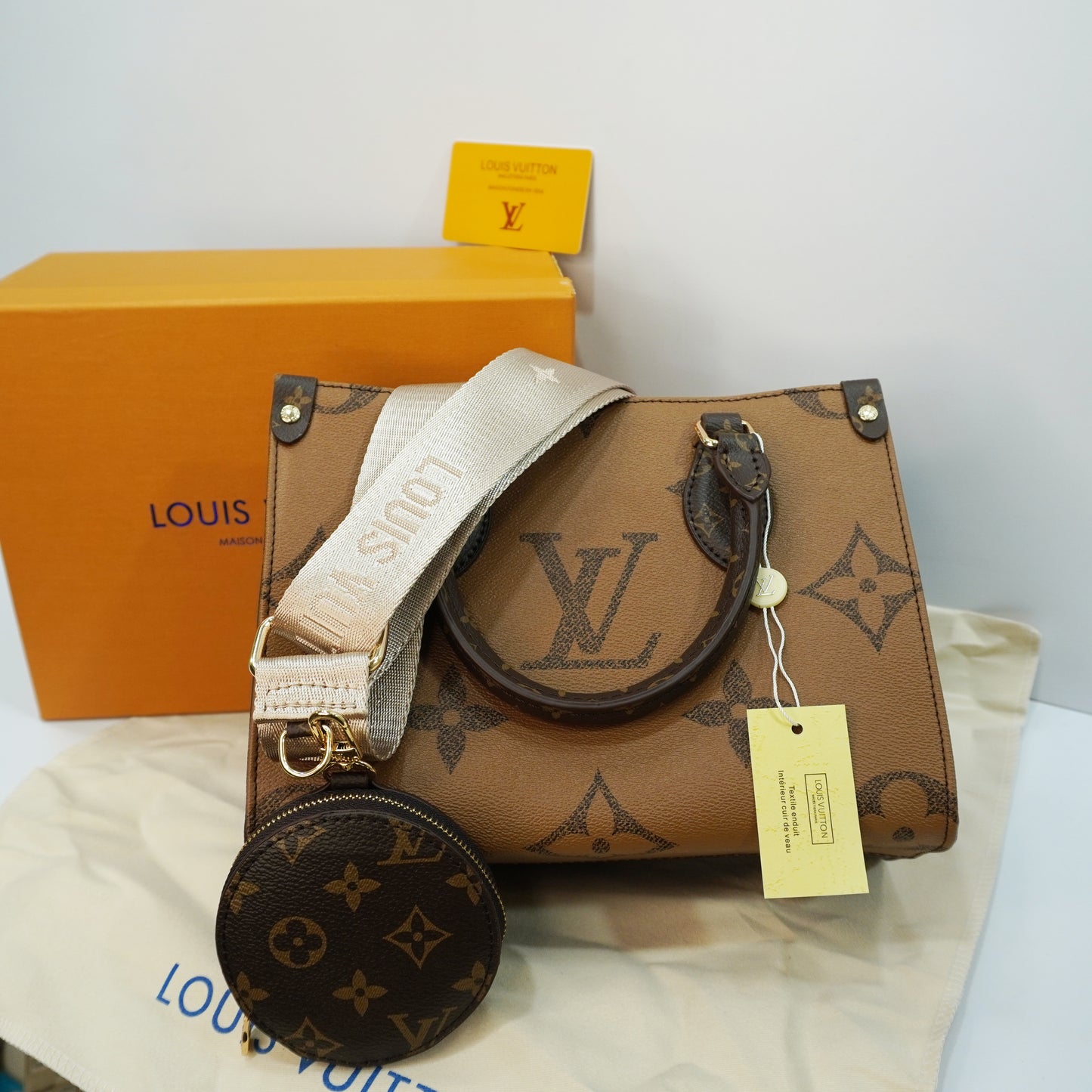 LV004 - Small OTG - Two toned Cappucino
