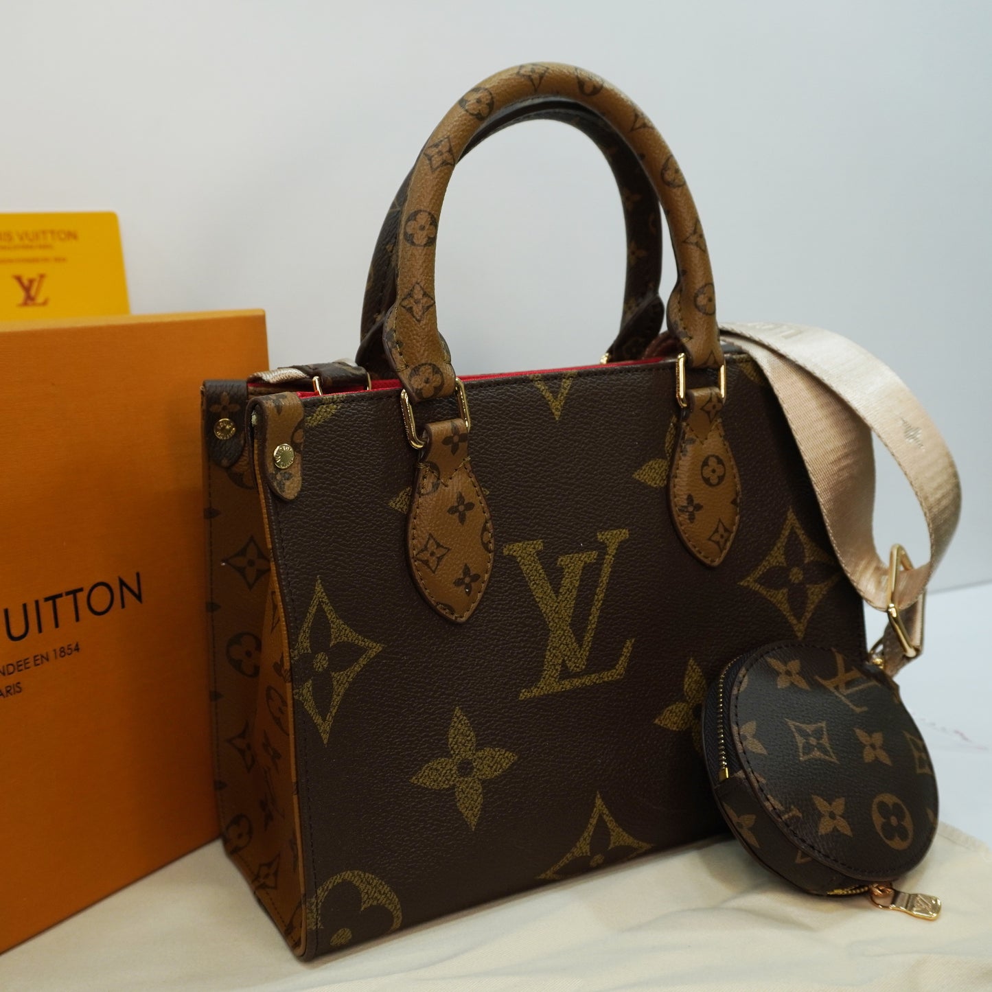LV004 - Small OTG - Two toned Cappucino