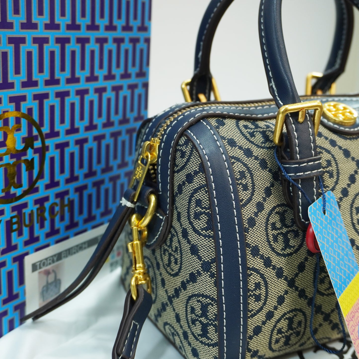 TB117 - Duffle Style Sling - Dark Blue