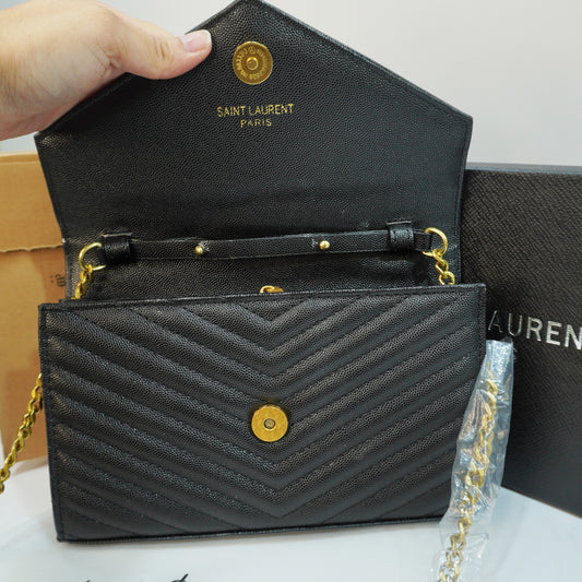 YSL Envelope Sling - Black