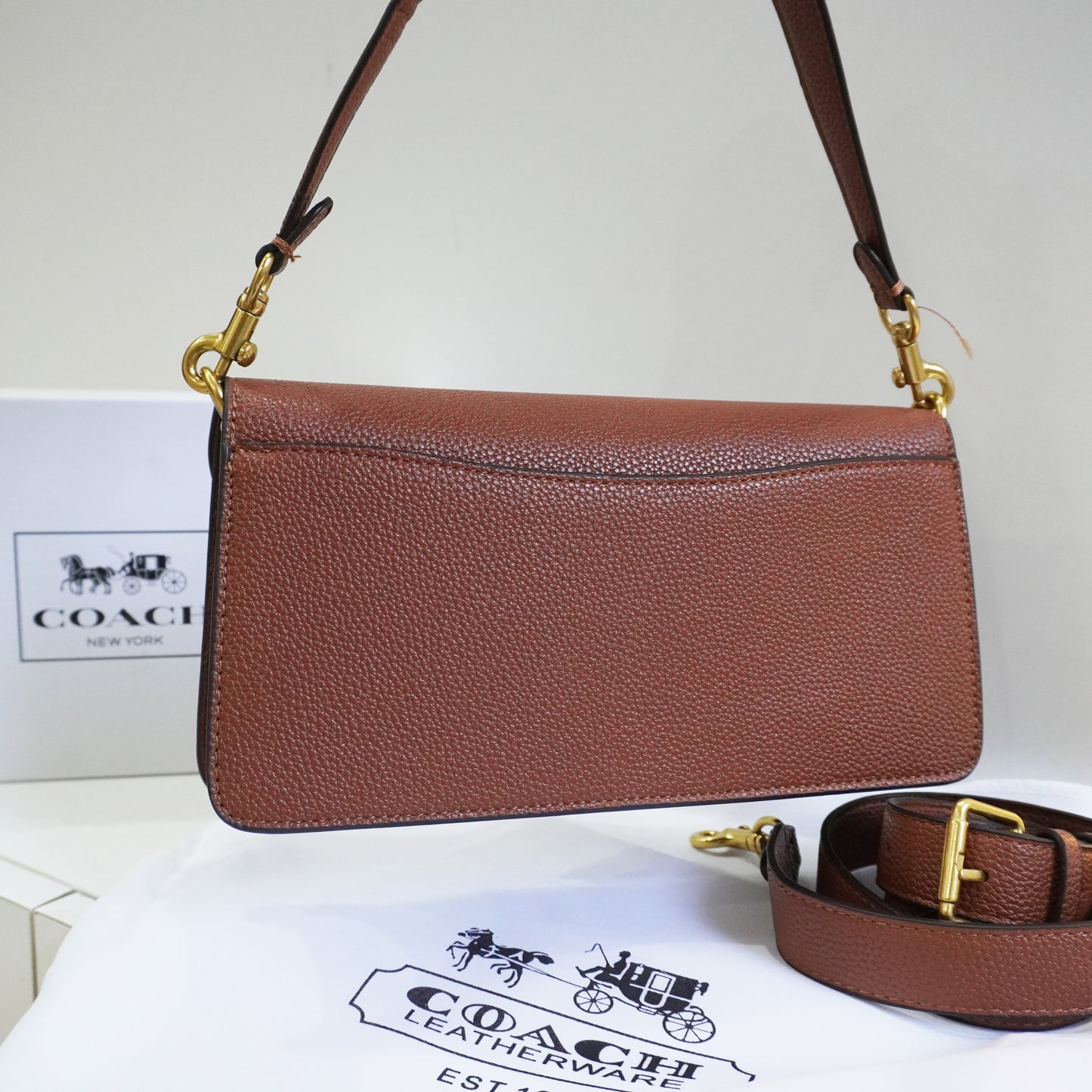 CH C Label (26) - Shoulder/Sling - Tan Brown