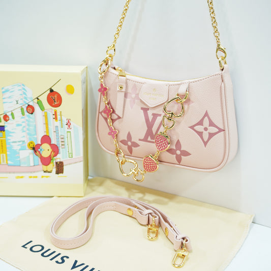 LV Shoulder/Sling - Blush Pink