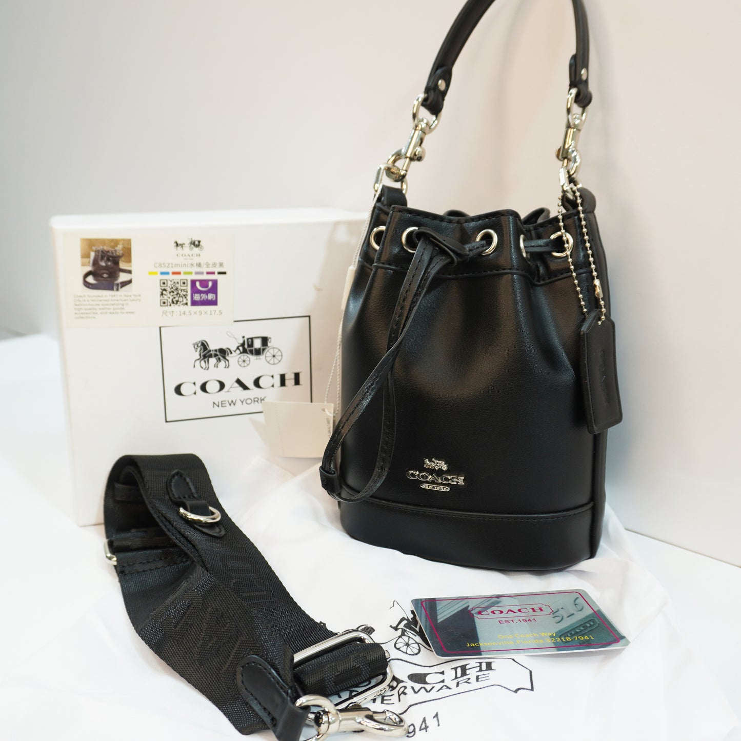 CH707 - Potli style sling - Black