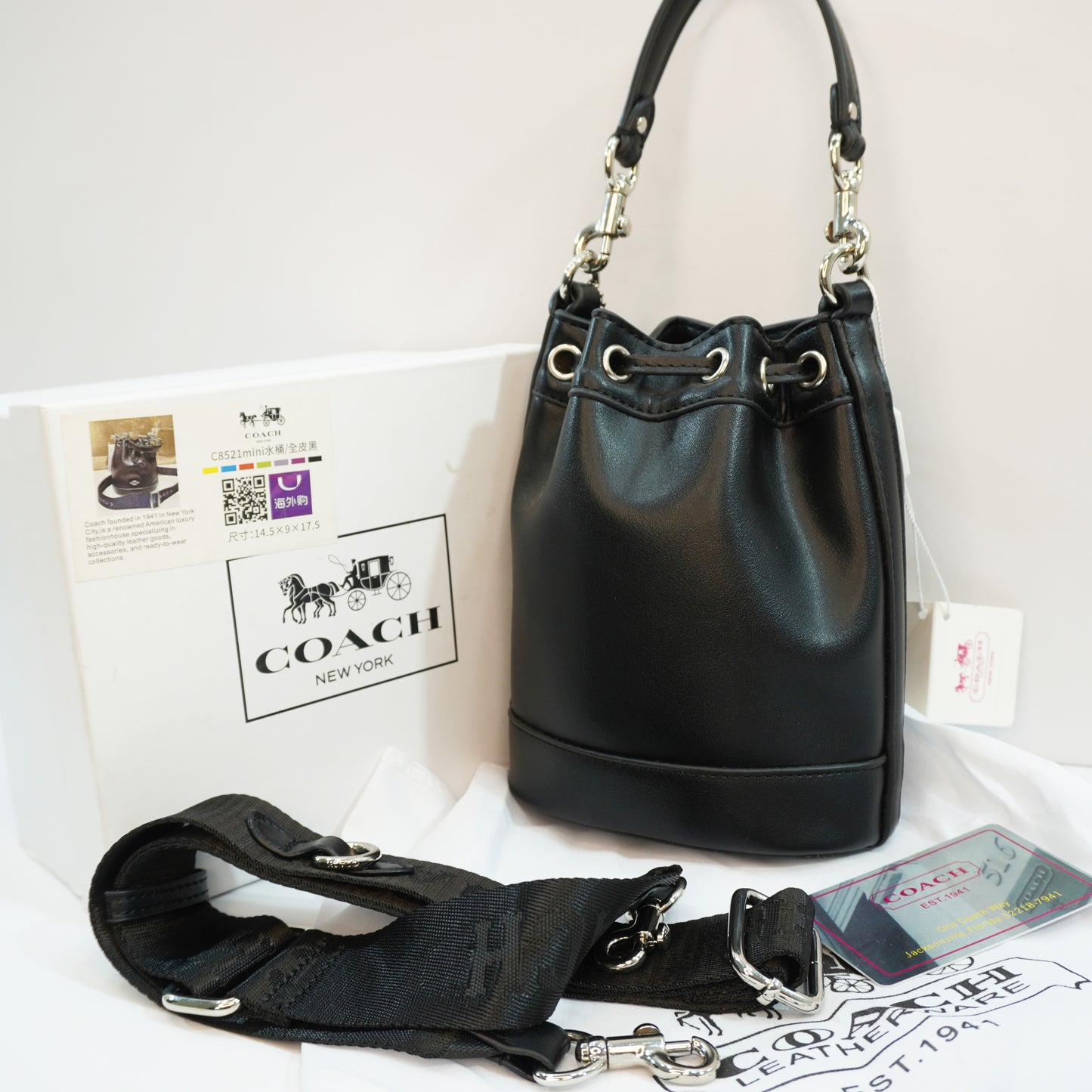 CH707 - Potli style sling - Black