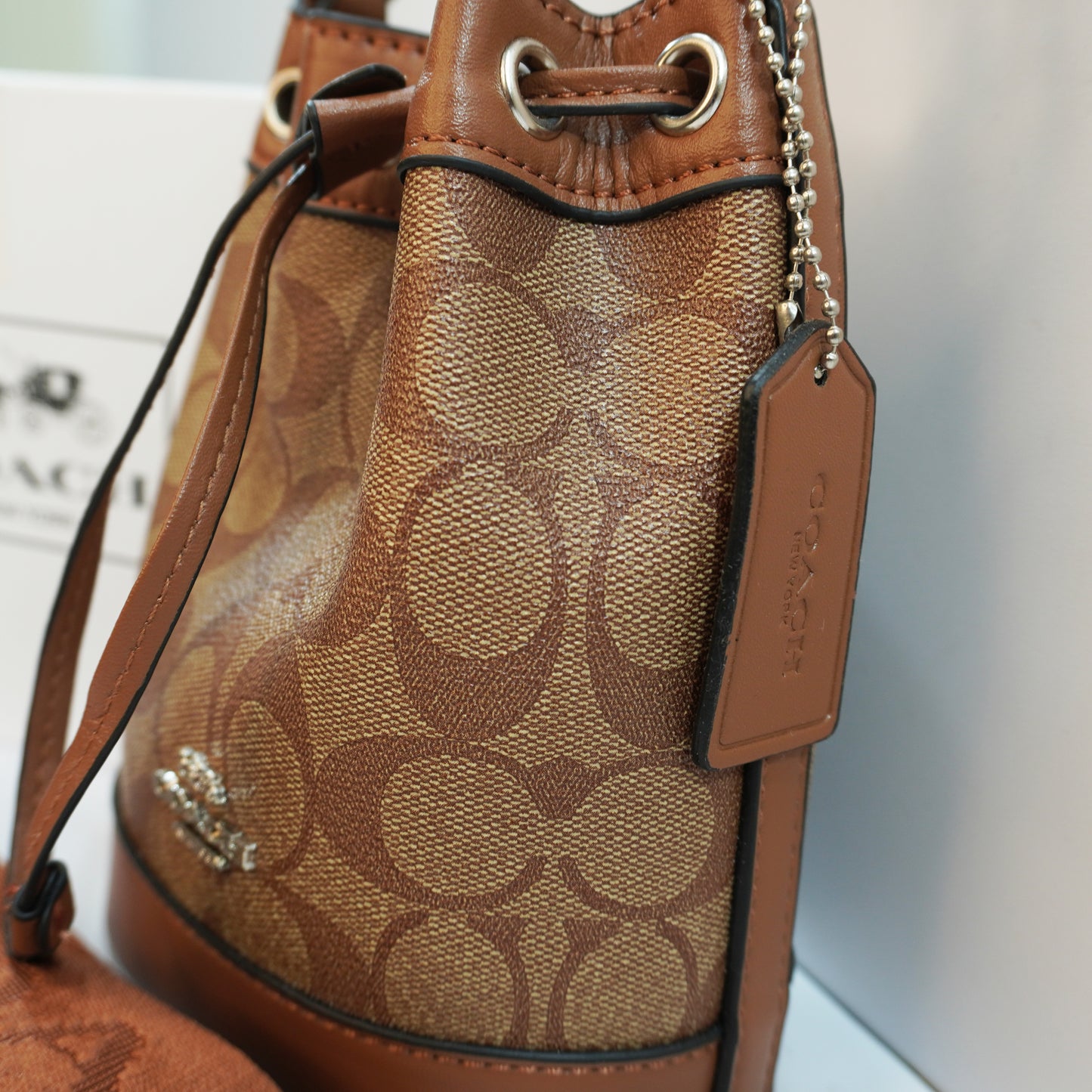 CH707 - Potli style Sling - Apricot