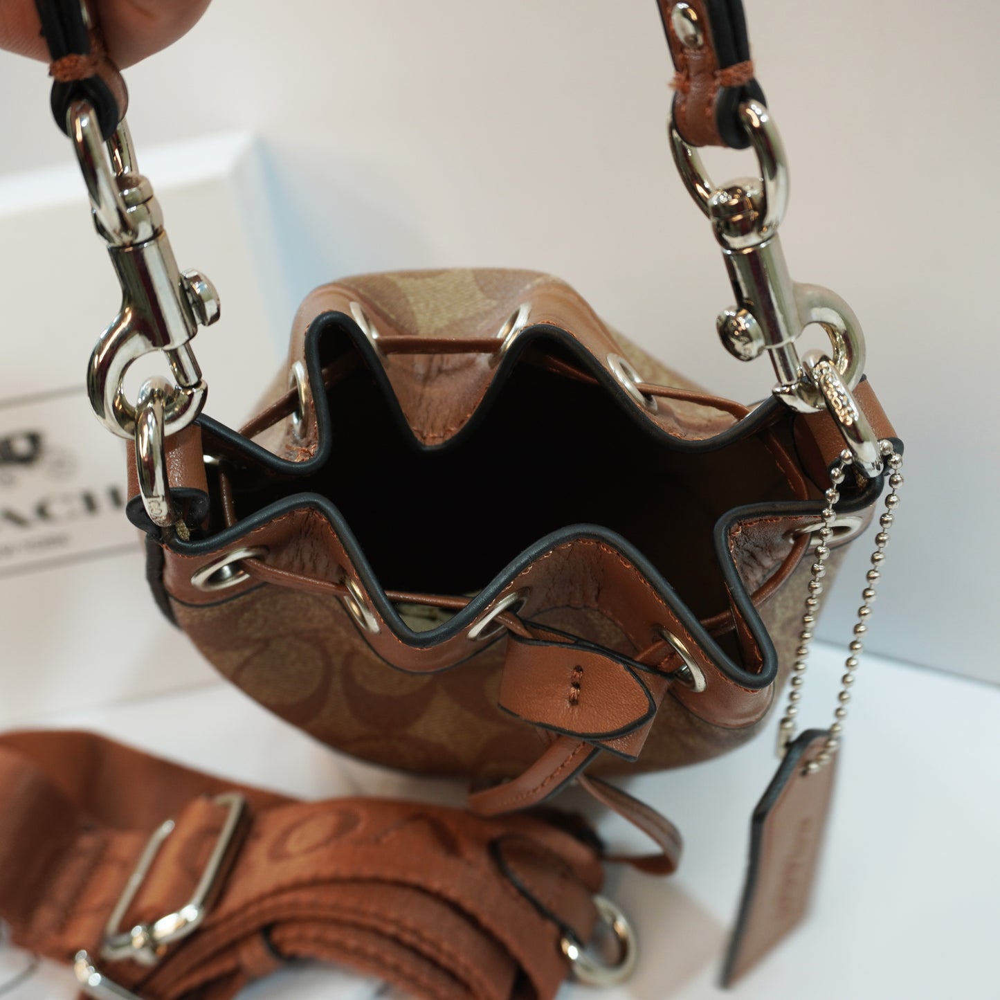 CH707 - Potli style Sling - Apricot